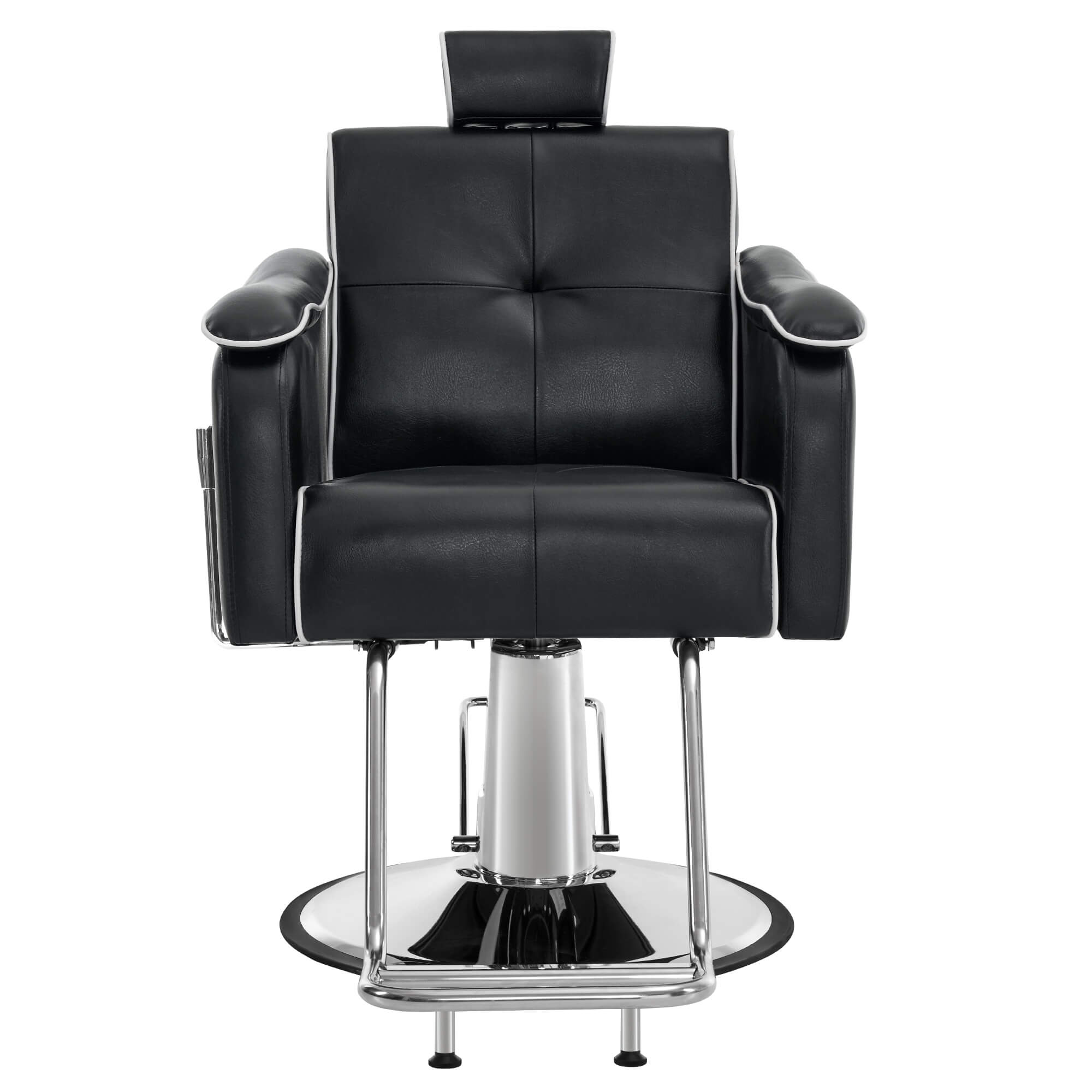 Barber Chair 9182 & Anti-Fatigue Mat 0020 Set - Reclining Hydraulic Barber Chair with 1/2" Thick Salon Mat, Ideal for Barbers & Stylists