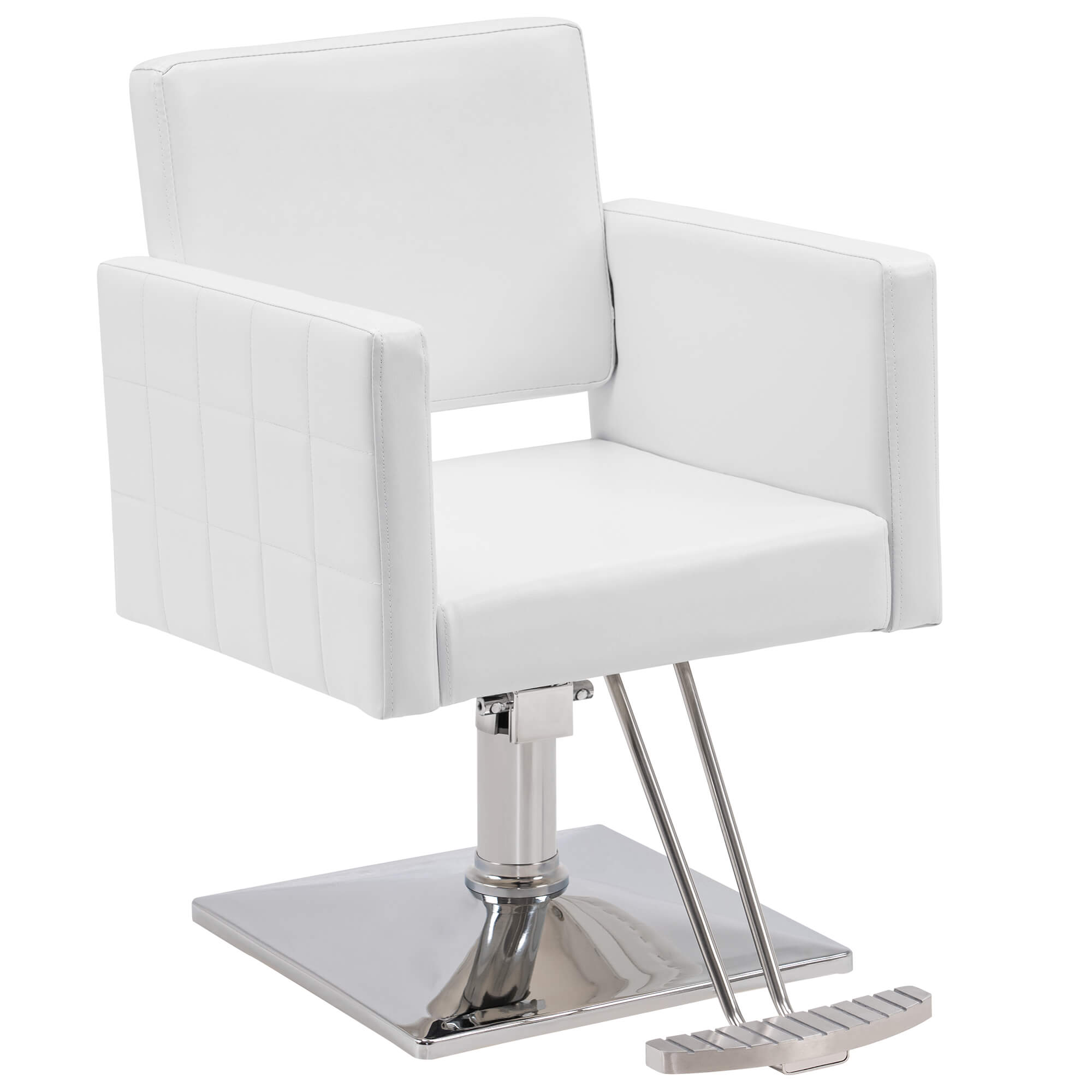 Salon Chair 8821 & Anti-Fatigue Mat 0040 Set - Professional Hydraulic Salon Chair with Ergonomic 0.5" Thick Salon Mat