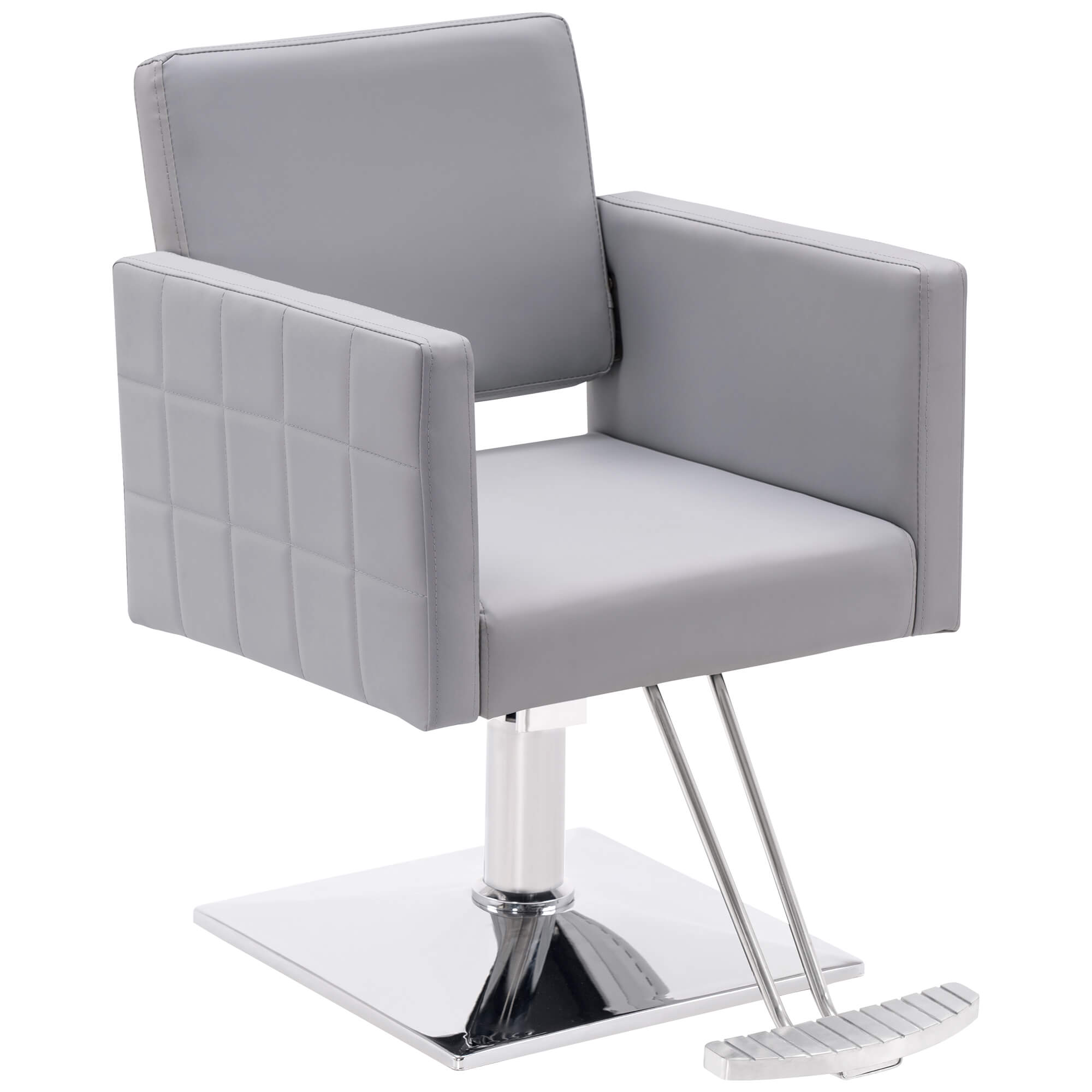 Salon Chair 8821 & Anti-Fatigue Mat 0040 Set - Professional Hydraulic Salon Chair with Ergonomic 0.5" Thick Salon Mat
