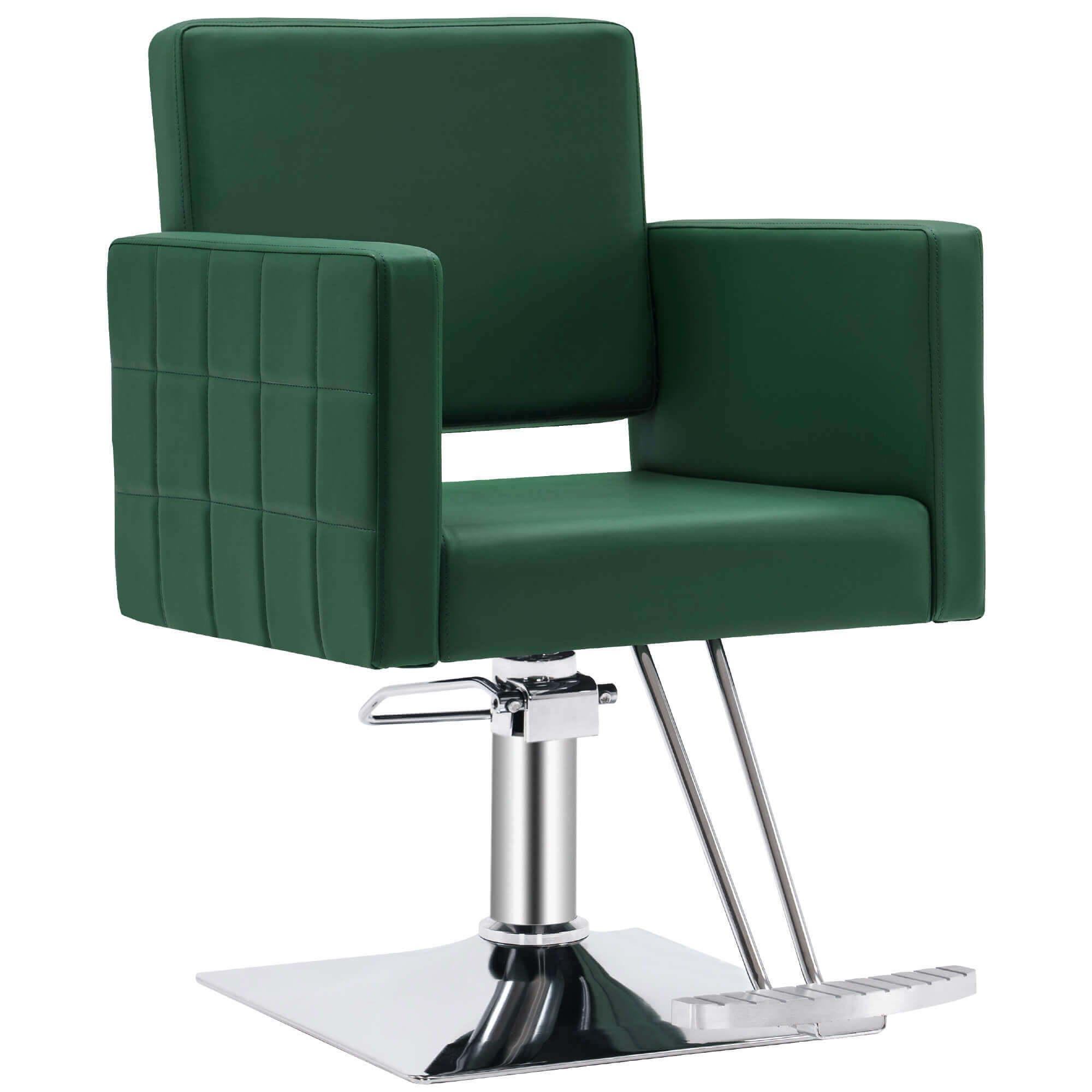 Salon Chair 8821 & Anti-Fatigue Mat 0040 Set - Professional Hydraulic Salon Chair with Ergonomic 0.5" Thick Salon Mat