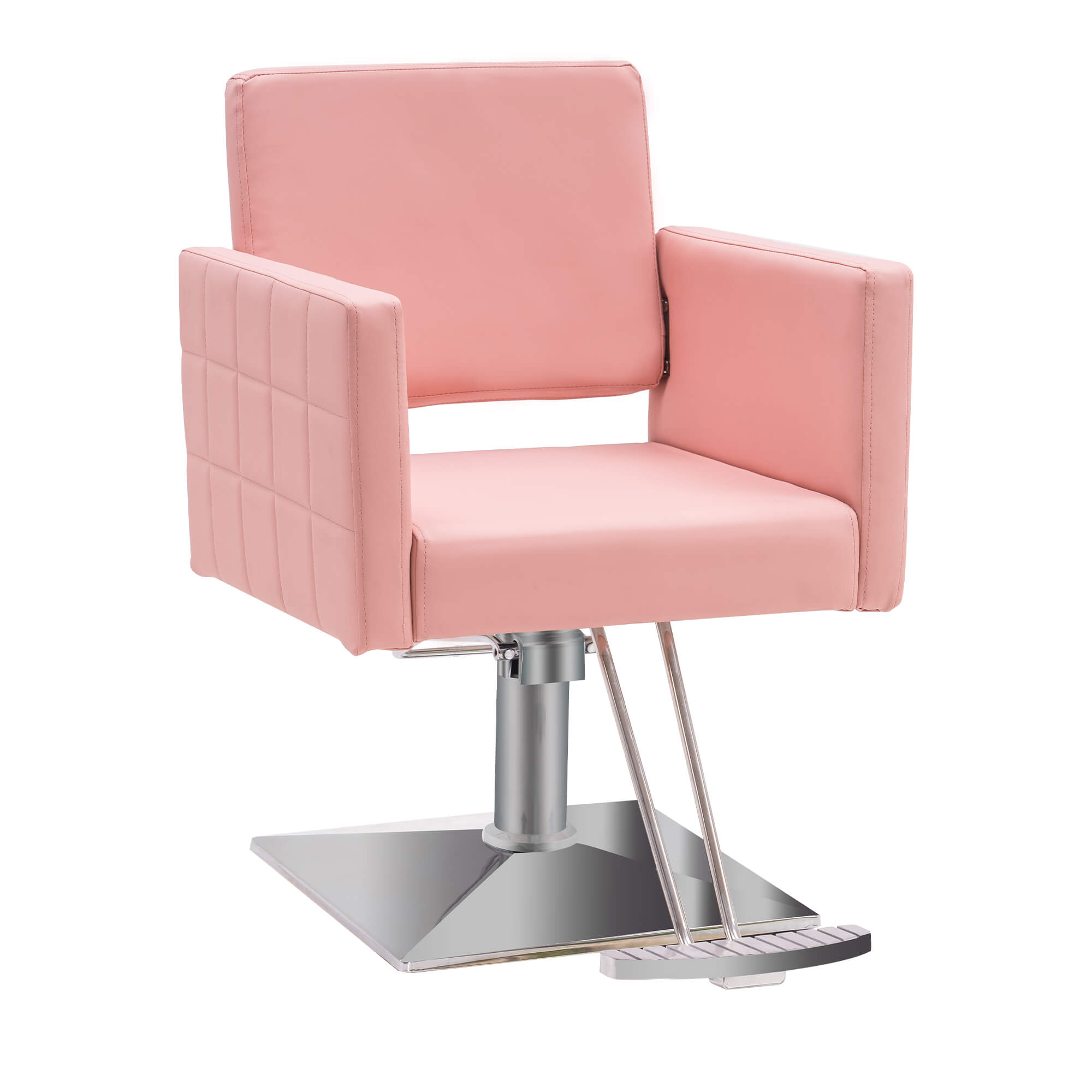 Salon Chair 8821 & Anti-Fatigue Mat 0040 Set - Professional Hydraulic Salon Chair with Ergonomic 0.5" Thick Salon Mat