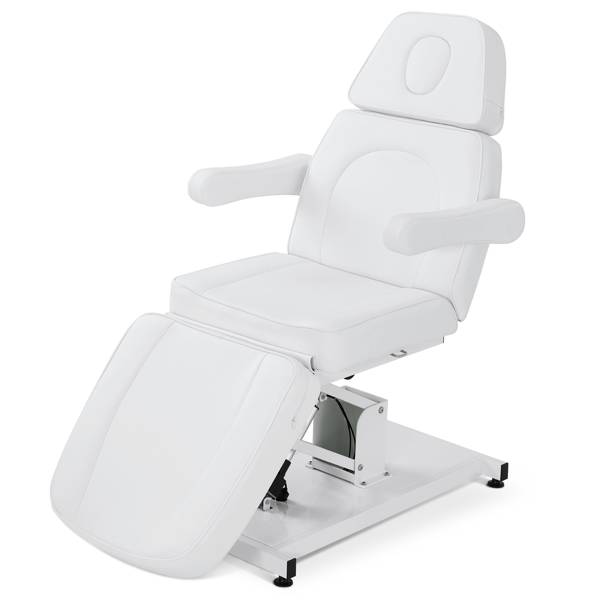 3 Motors Fully Adjustable Electric Facial Bed, Hydraulic Message Beauty Tattoo Chair with Thick Cushion 2782