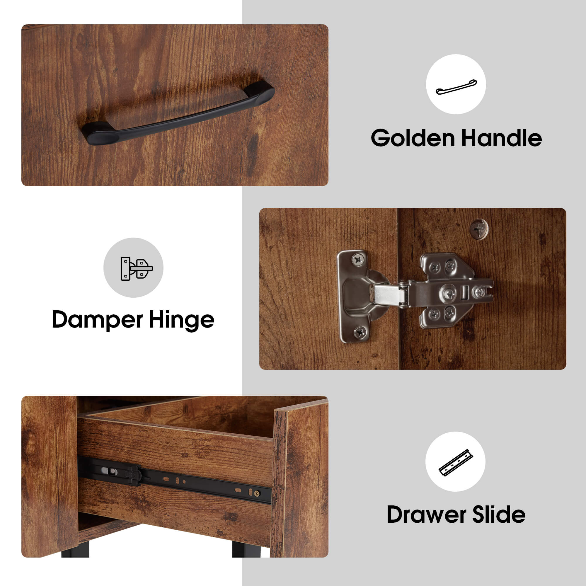 BarberPub Barber Station Wall Mount Storage Cabinet Bathroom Dresser with Shelf 3185