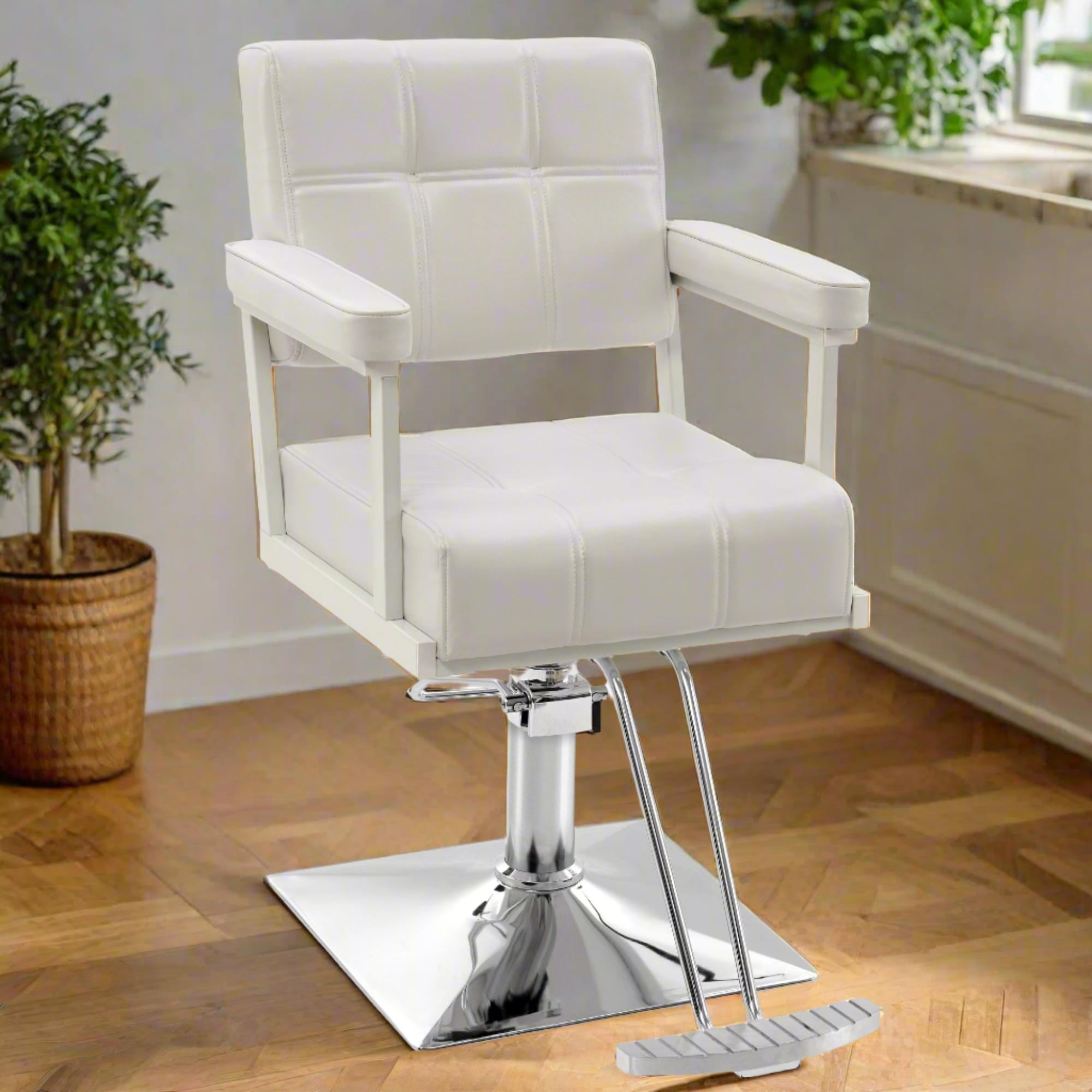 BarberPub Styling Salon Chair, Hydraulic Pump Swivel Salon Equipment 8816