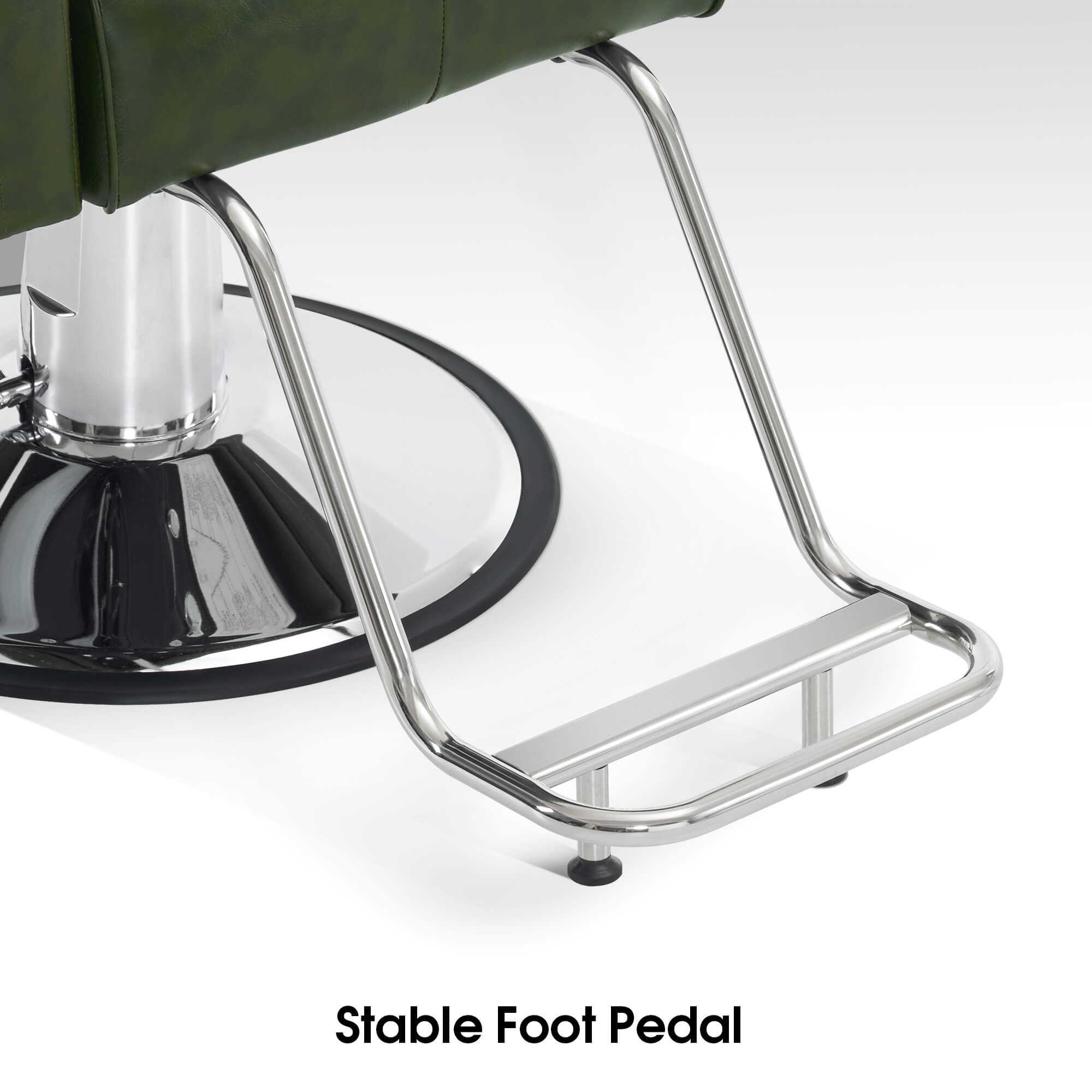 Barber Chair 9182 & Anti-Fatigue Mat 0020 Set - Reclining Hydraulic Barber Chair with 1/2" Thick Salon Mat, Ideal for Barbers & Stylists