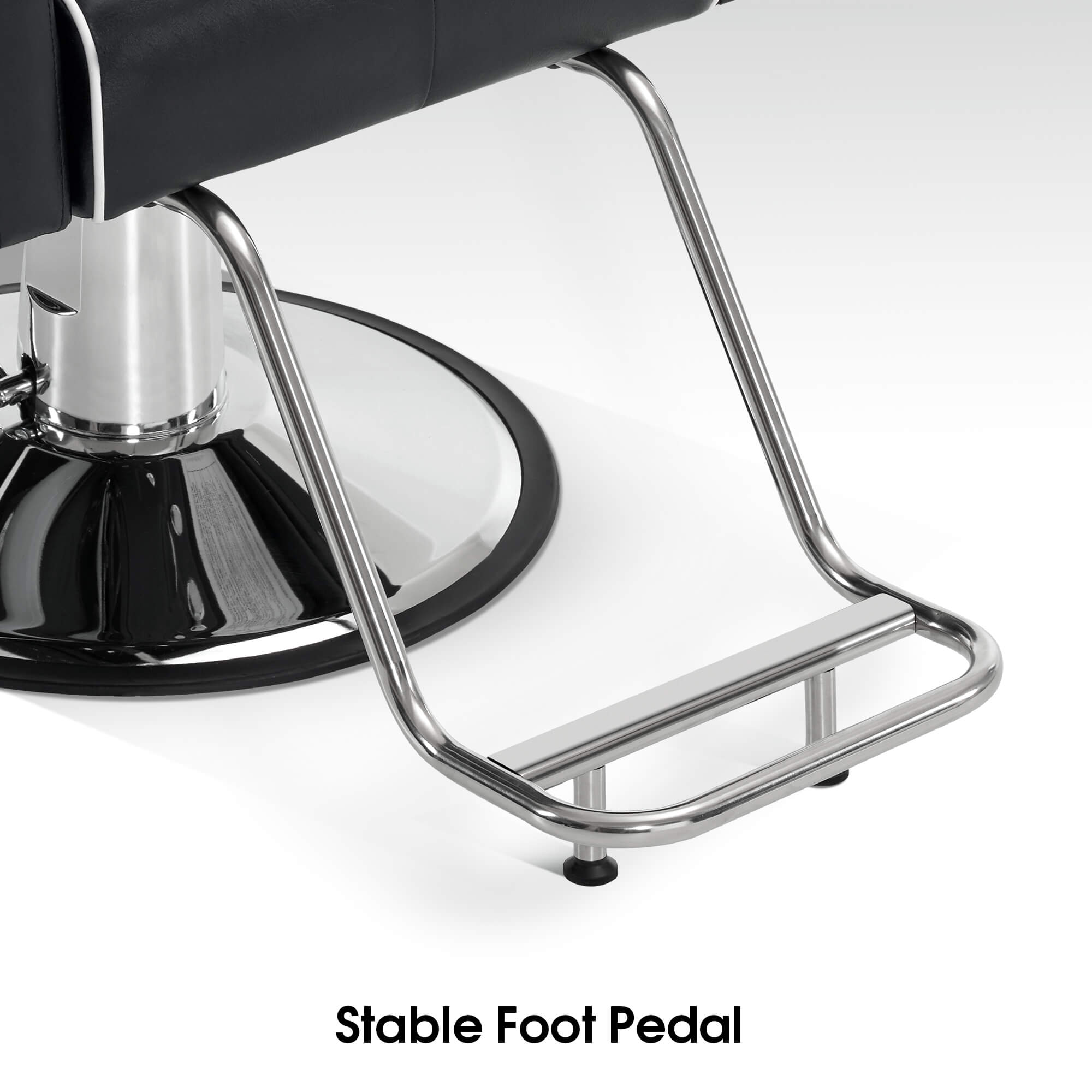 Barber Chair 9182 & Anti-Fatigue Mat 0020 Set - Reclining Hydraulic Barber Chair with 1/2" Thick Salon Mat, Ideal for Barbers & Stylists