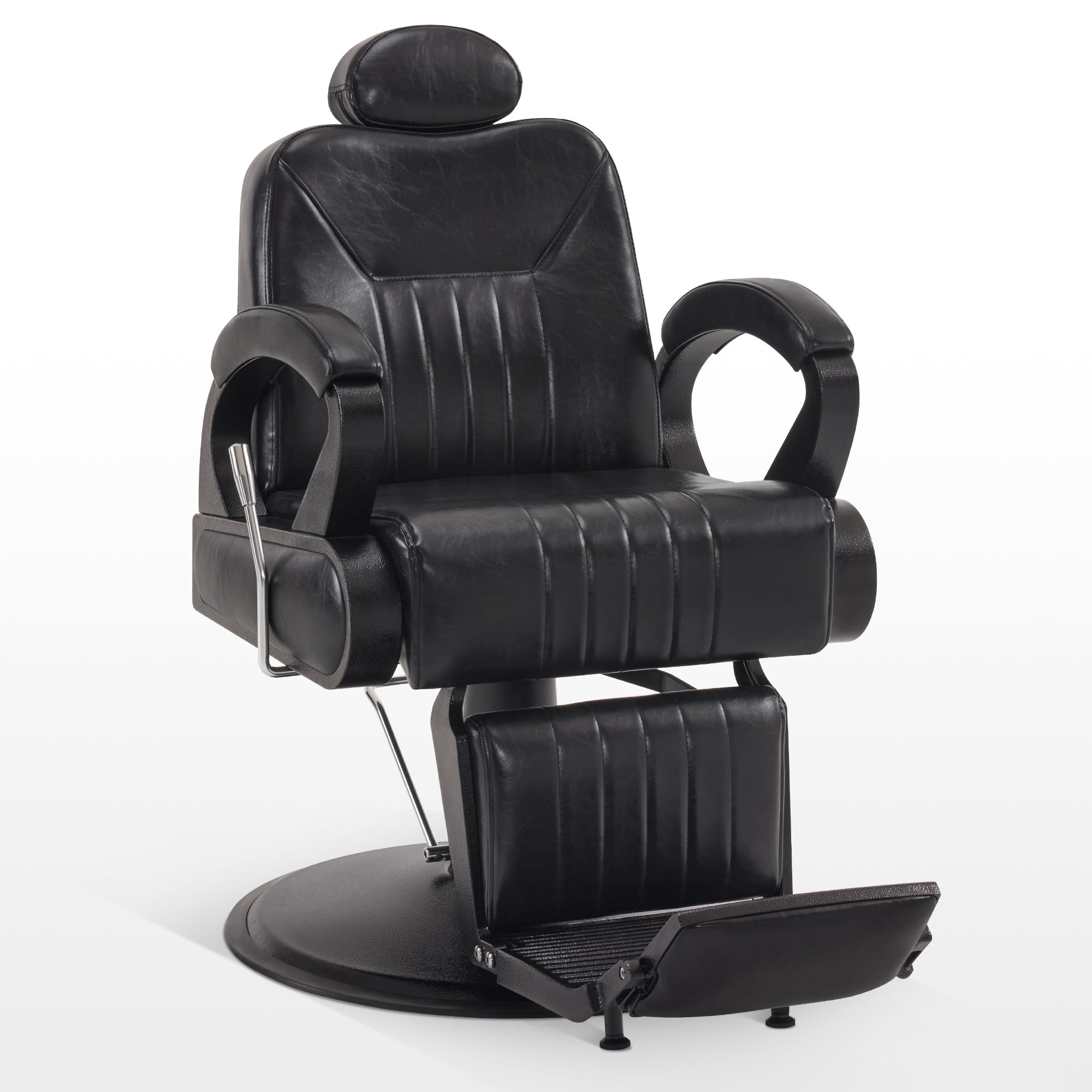 BarberPub All Purpose Barber Chair,Reclining Hair Stylist Salon Chair With Headrest 9502