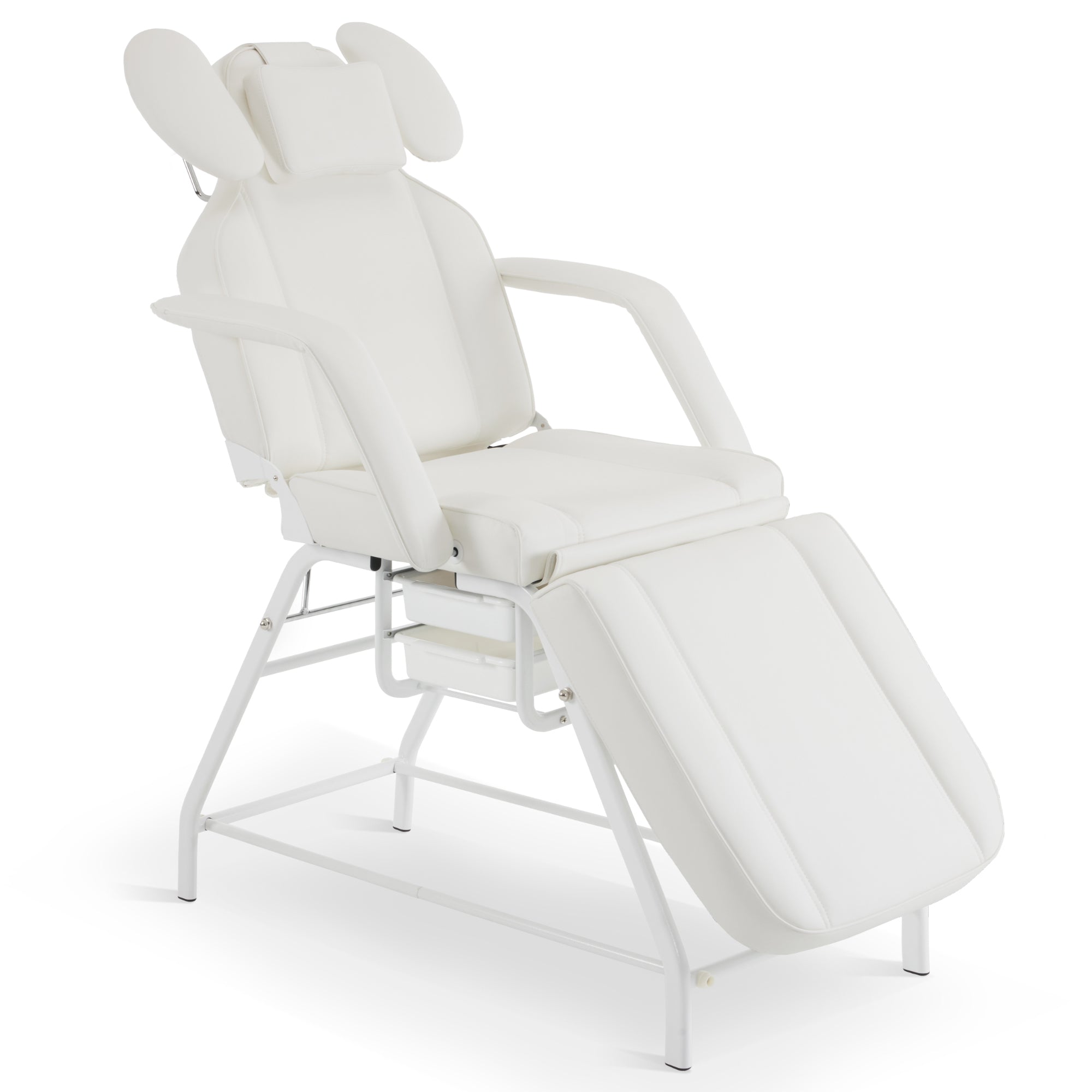 BarberPub Adjustable esthetician Facial Bed, Lash Recliner Chair 180 degree, 300 lbs capacity 2110