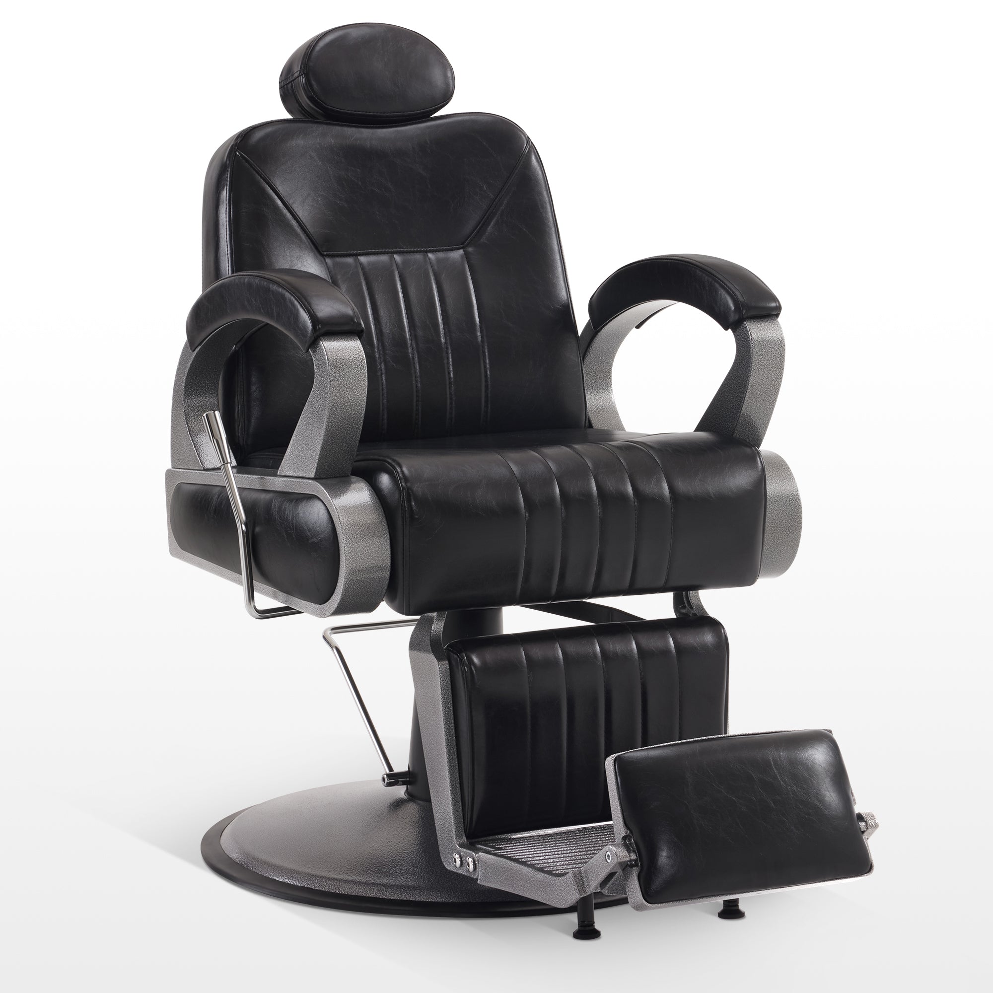 BarberPub All Purpose Barber Chair,Reclining Hair Stylist Salon Chair With Headrest 9502