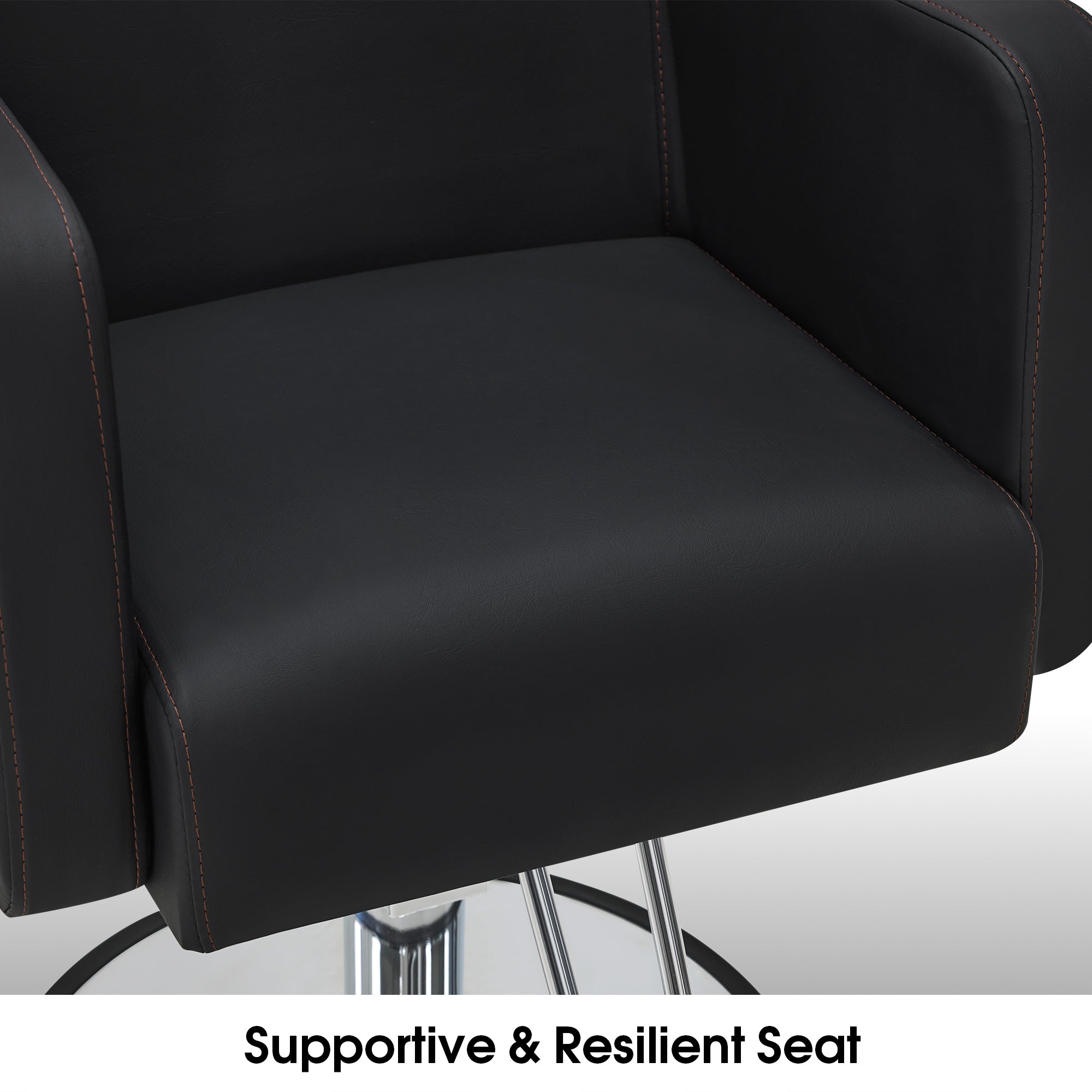 BarberPub Salon Chair for Hair Stylist, Hydraulic Barber Chair for Home Salon 9446