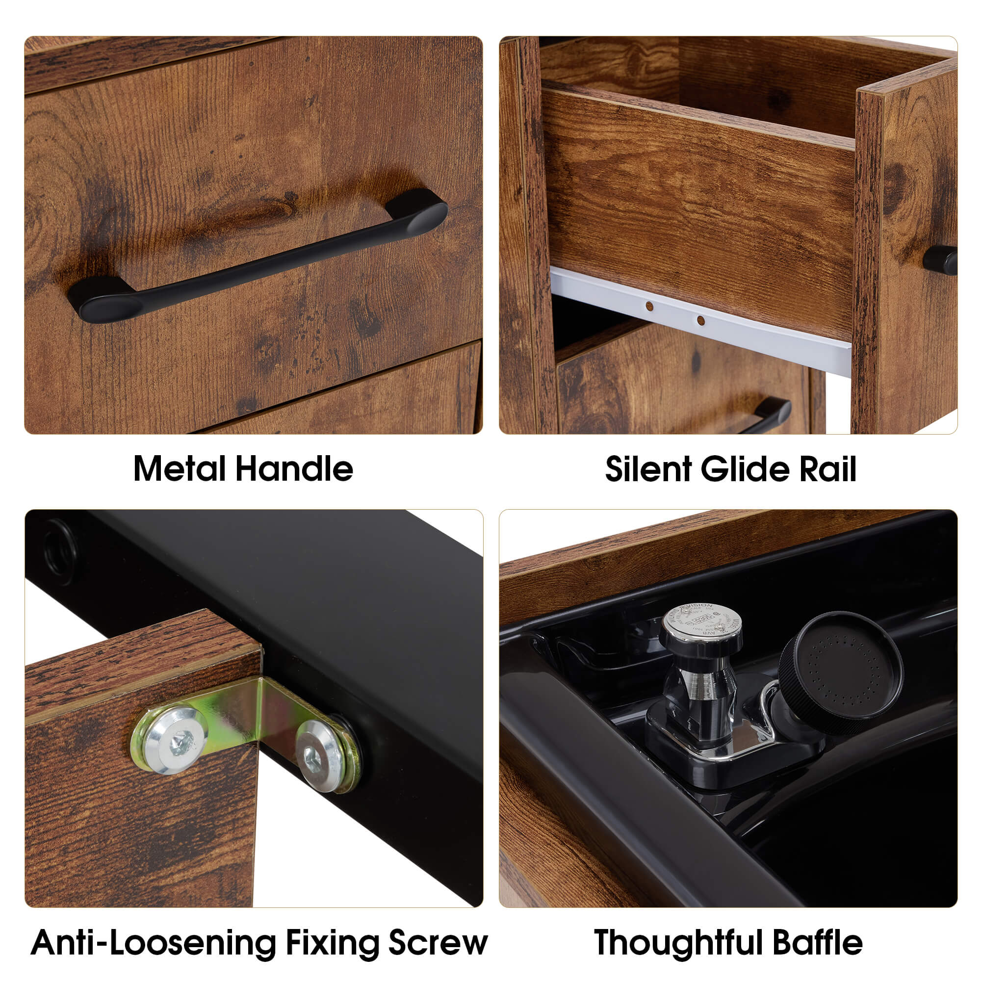 Shampoo Backwash Sink Station for Storage, Salon Shampoo Cabinet with Shampoo Bowl 3450