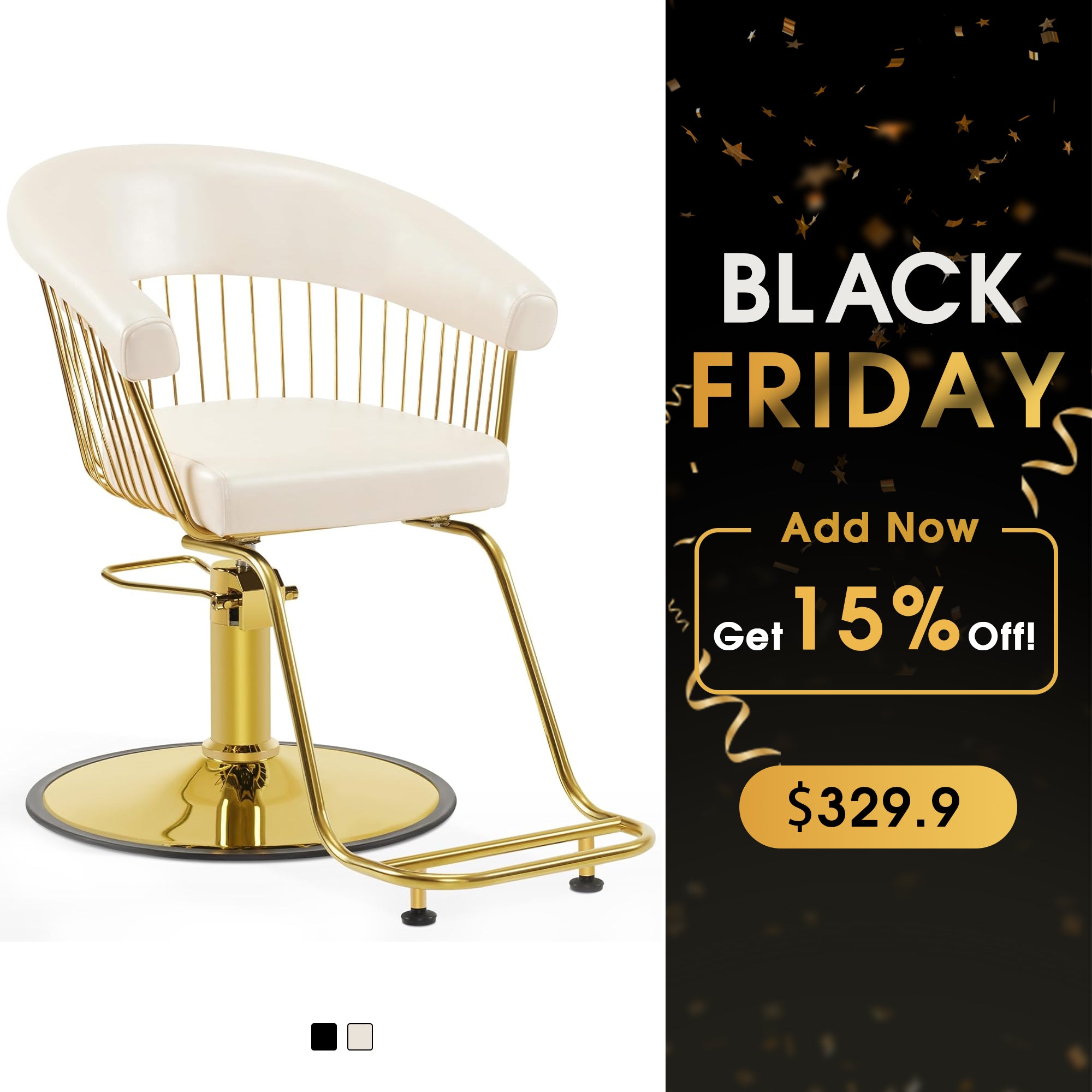 BarberPub Hydraulic Salon Chair for Hair Stylist, Home Salon and Barbershop 8677