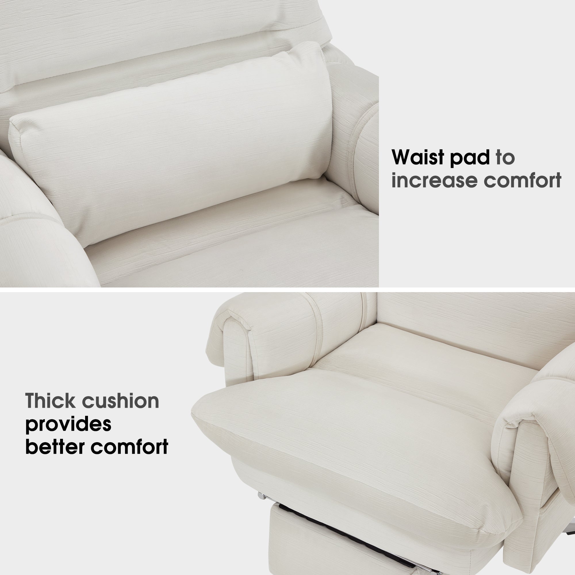 BarberPub Beauty Salon Chair, Adjustable Height, Reclining Esthetician Chair for Facial, Eyelash Extension, Tattoo – Model 8105/8129