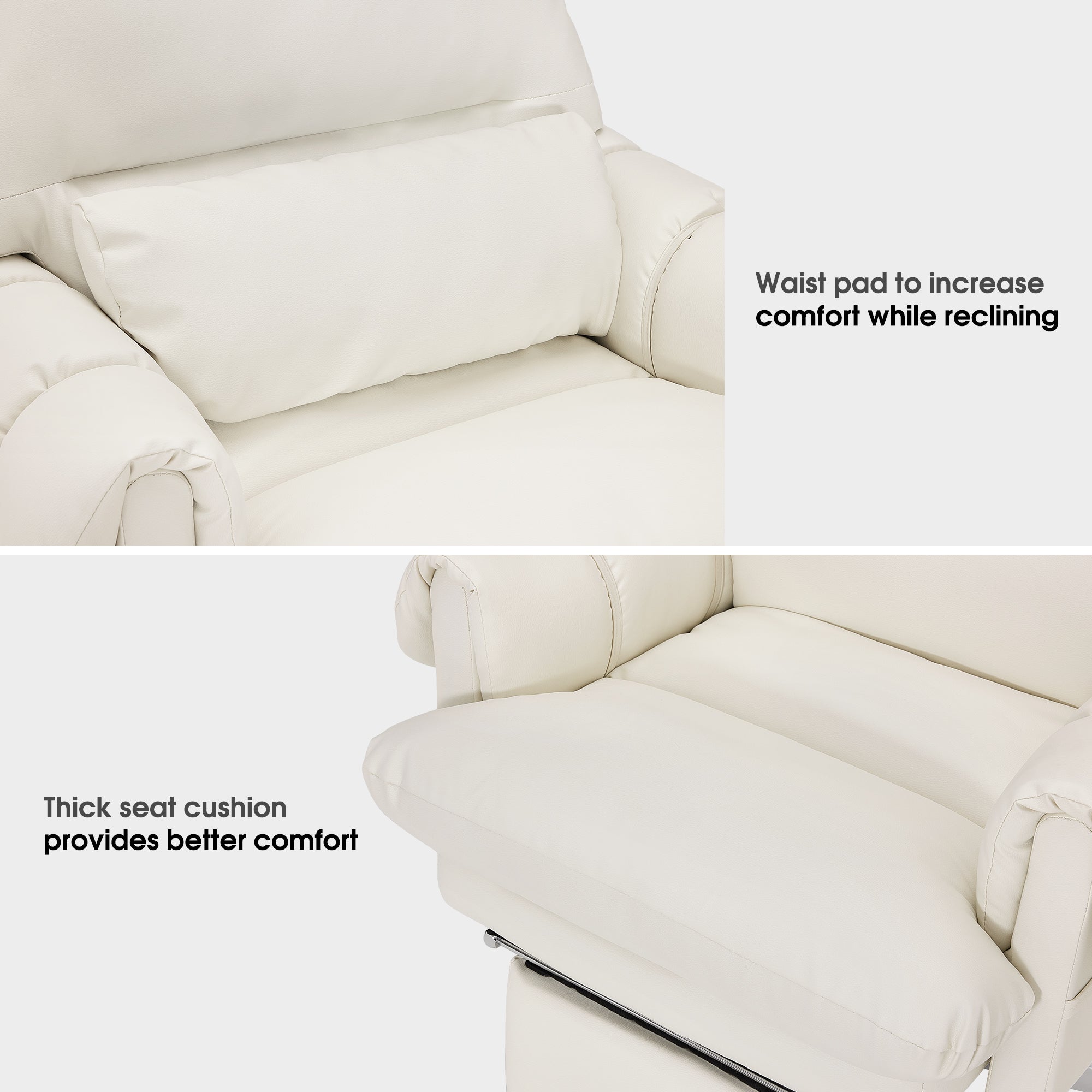 BarberPub Beauty Salon Chair, Adjustable Height, Reclining Esthetician Chair for Facial, Eyelash Extension, Tattoo – Model 8105/8129