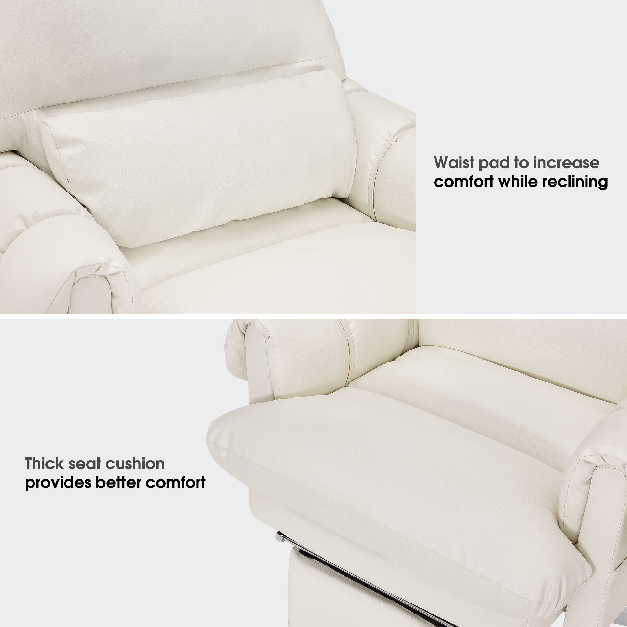 BarberPub Beauty Salon Chair, Adjustable Height, Reclining Esthetician Chair for Facial, Eyelash Extension, Tattoo – Model 8105/8129