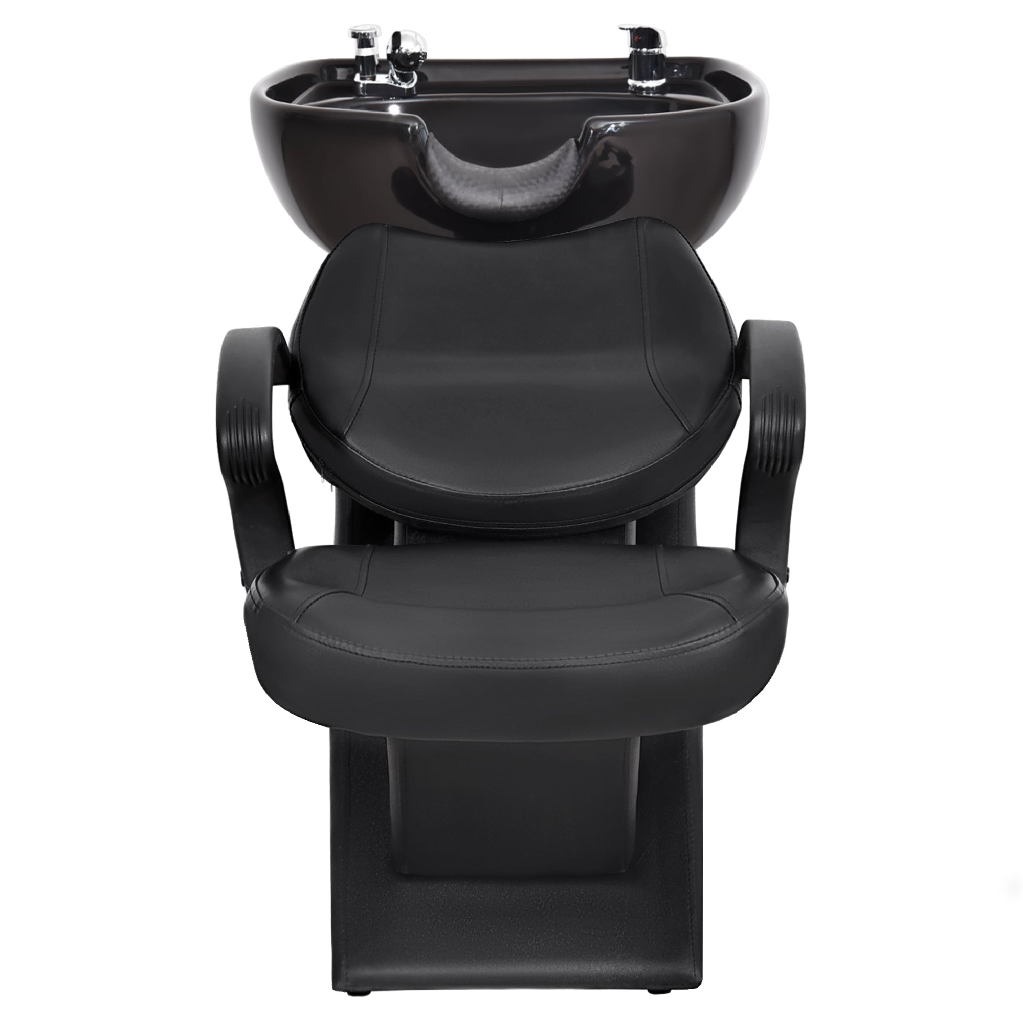 BarberPub Shampoo Chair, Ceramic Bowl Backwash Sink Barber Chair for Salon 9020