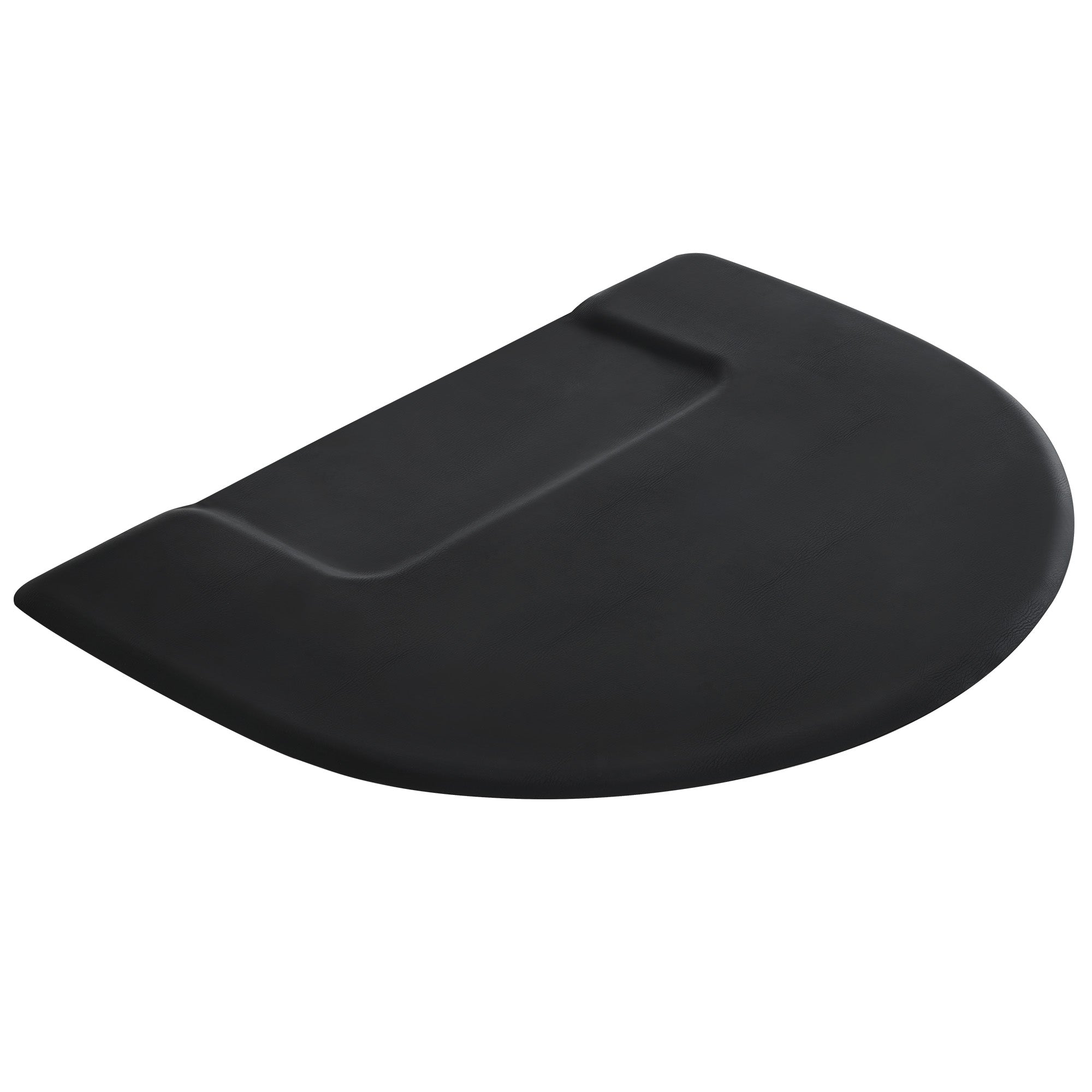 Anti-Fatigue Salon Comfort Mat for Square Base Chair, 3 x 4 ft Semicircle Standing Floor Mat 0065/0075