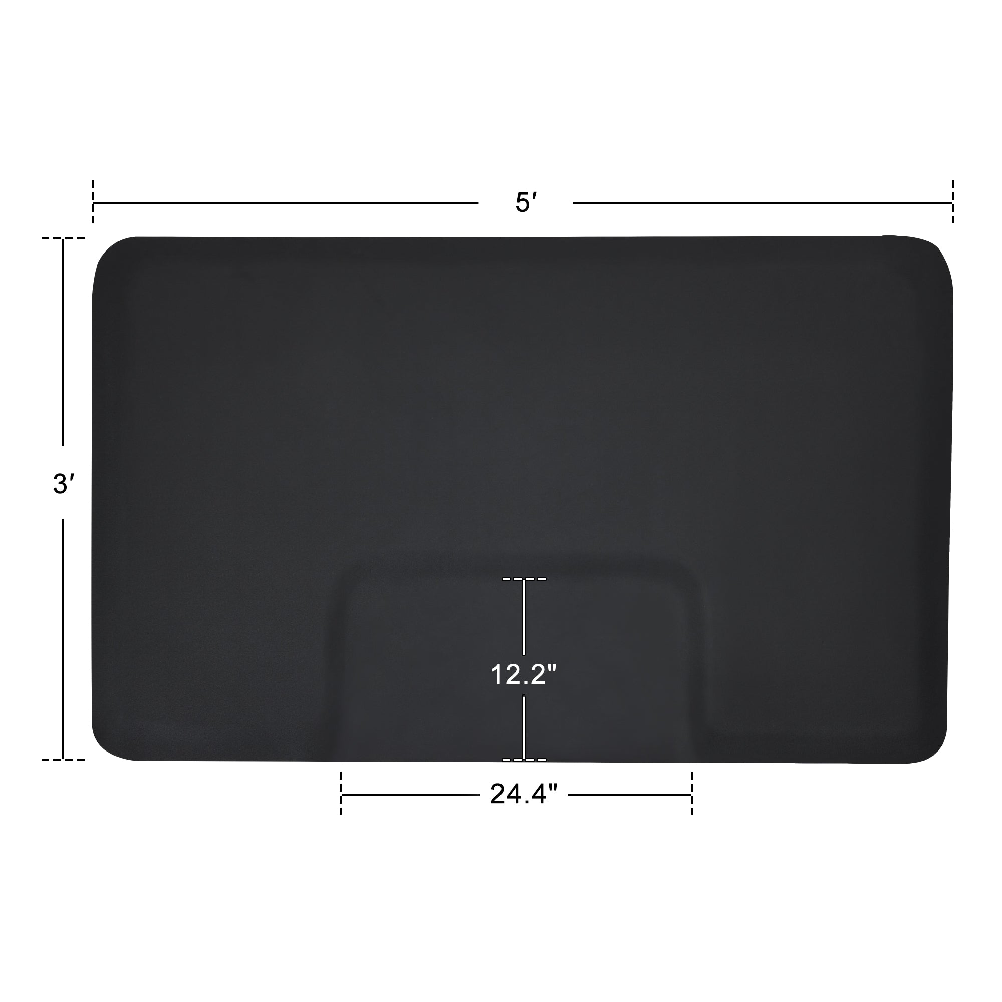 Salon Chair 8821 & Anti-Fatigue Mat 0040 Set - Professional Hydraulic Salon Chair with Ergonomic 0.5" Thick Salon Mat