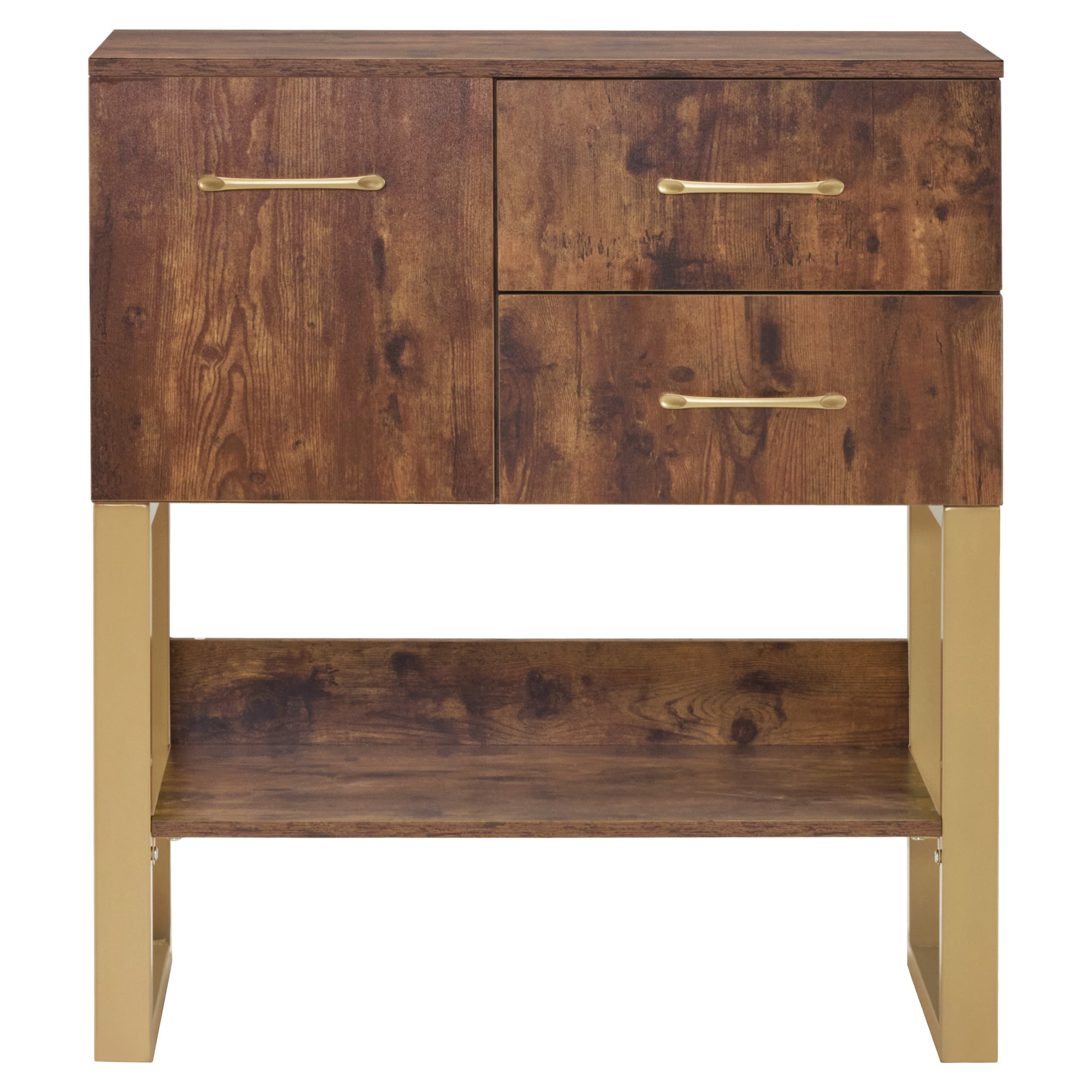 BarberPub Barber Station Wall Mount Storage Cabinet Bathroom Dresser with Shelf 3185