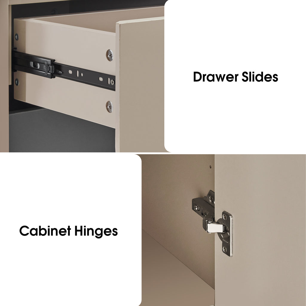 BarberPub Salon Spa Storage Barber Hair Stylist Station with