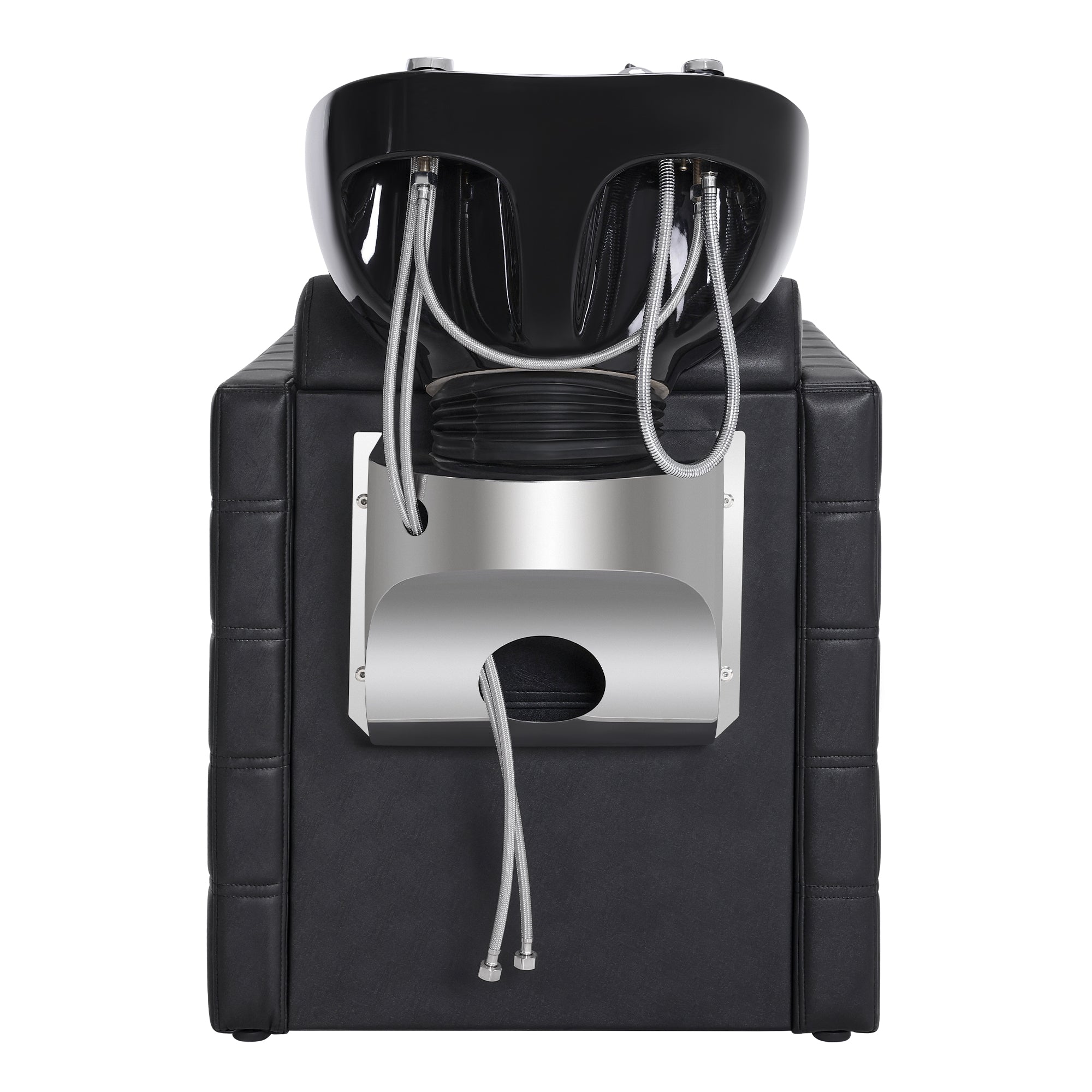 BarberPub Backwash Shampoo Station Chair, Salon Shampoo Bowl and Chair for Spa Barbershop 9083