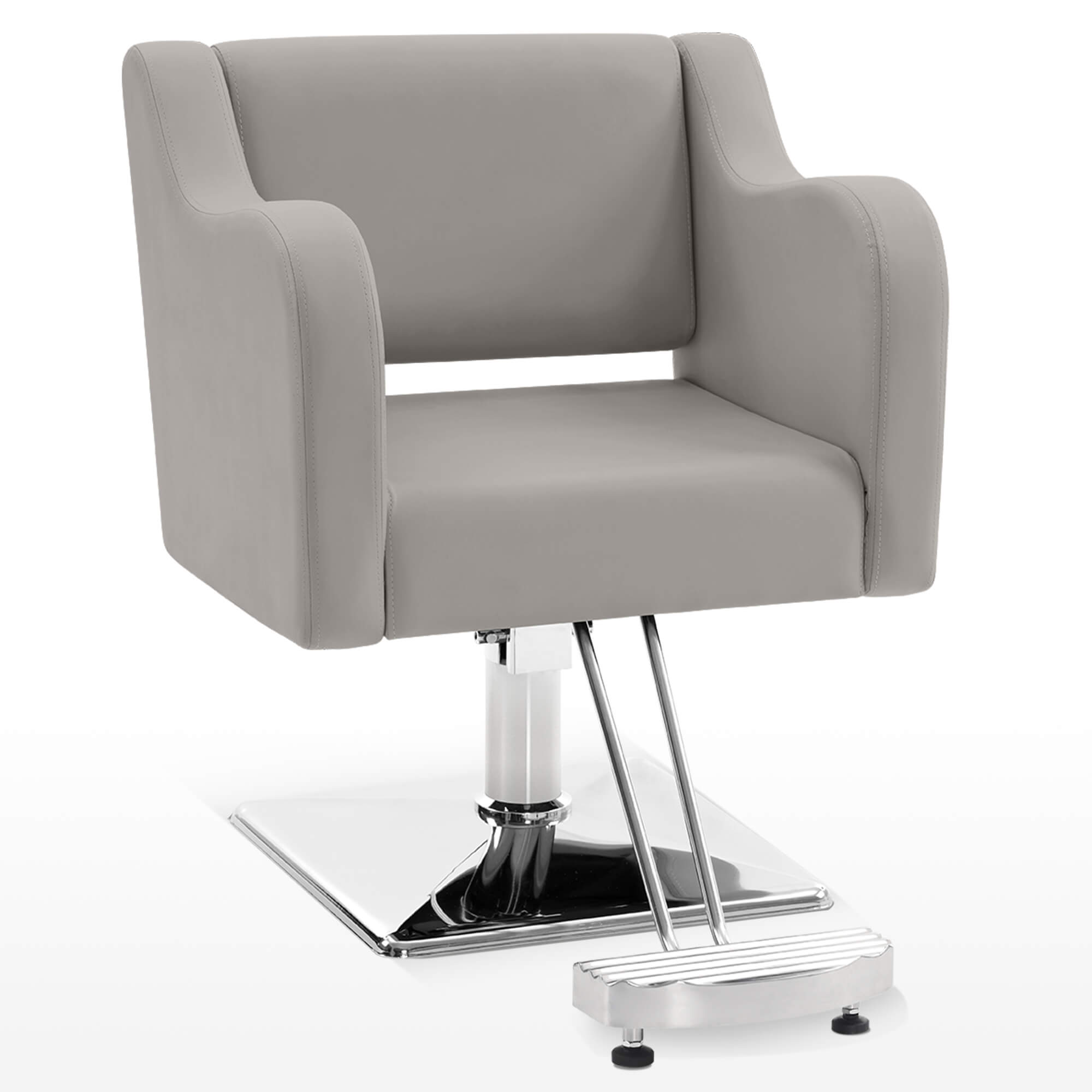 Salon Chair 3802 & Anti-Fatigue Mat 0040 Set - Professional Hydraulic Salon Chair with Ergonomic Salon Mat, Ideal for Barbers & Stylists