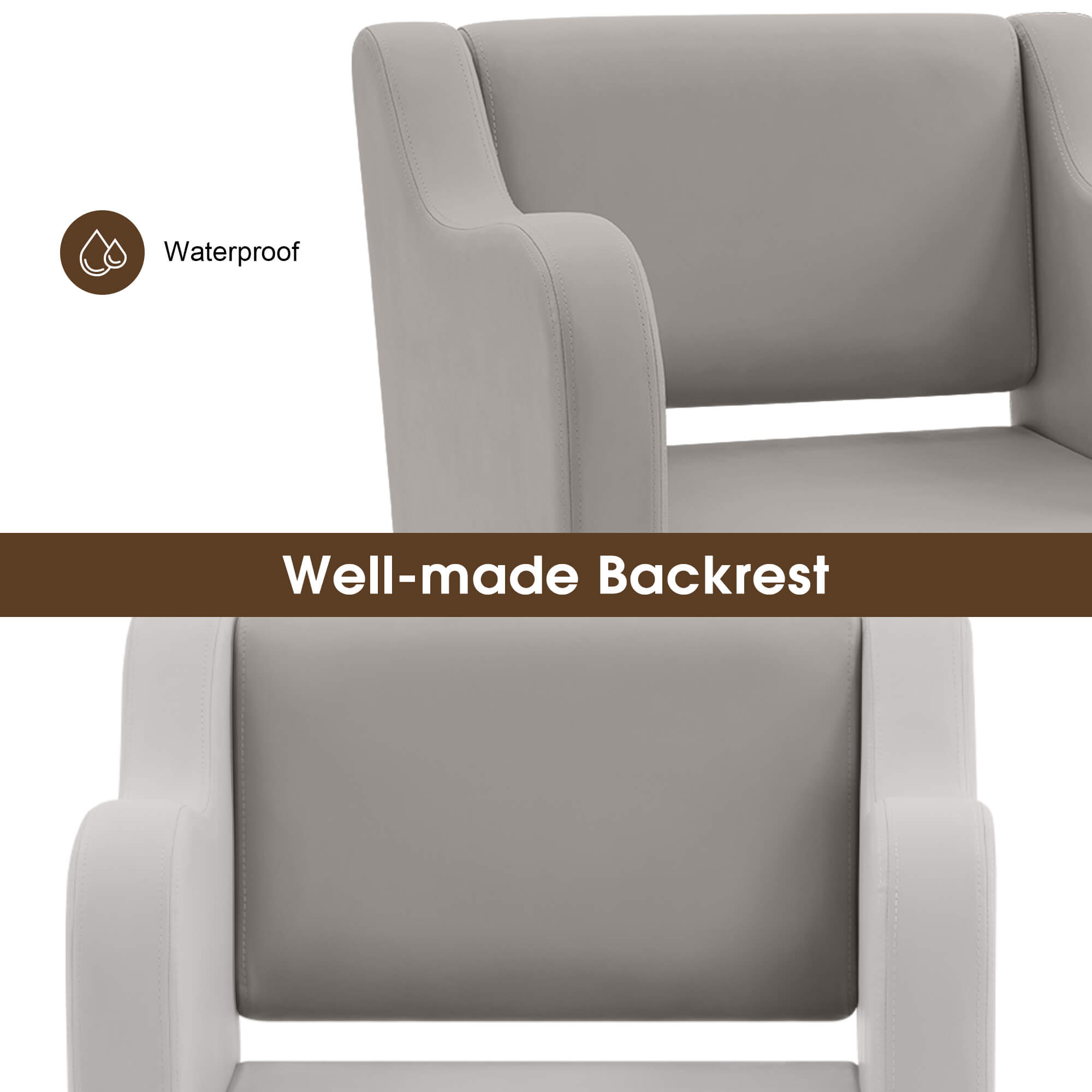 Salon Chair 3802 & Anti-Fatigue Mat 0040 Set - Professional Hydraulic Salon Chair with Ergonomic Salon Mat, Ideal for Barbers & Stylists
