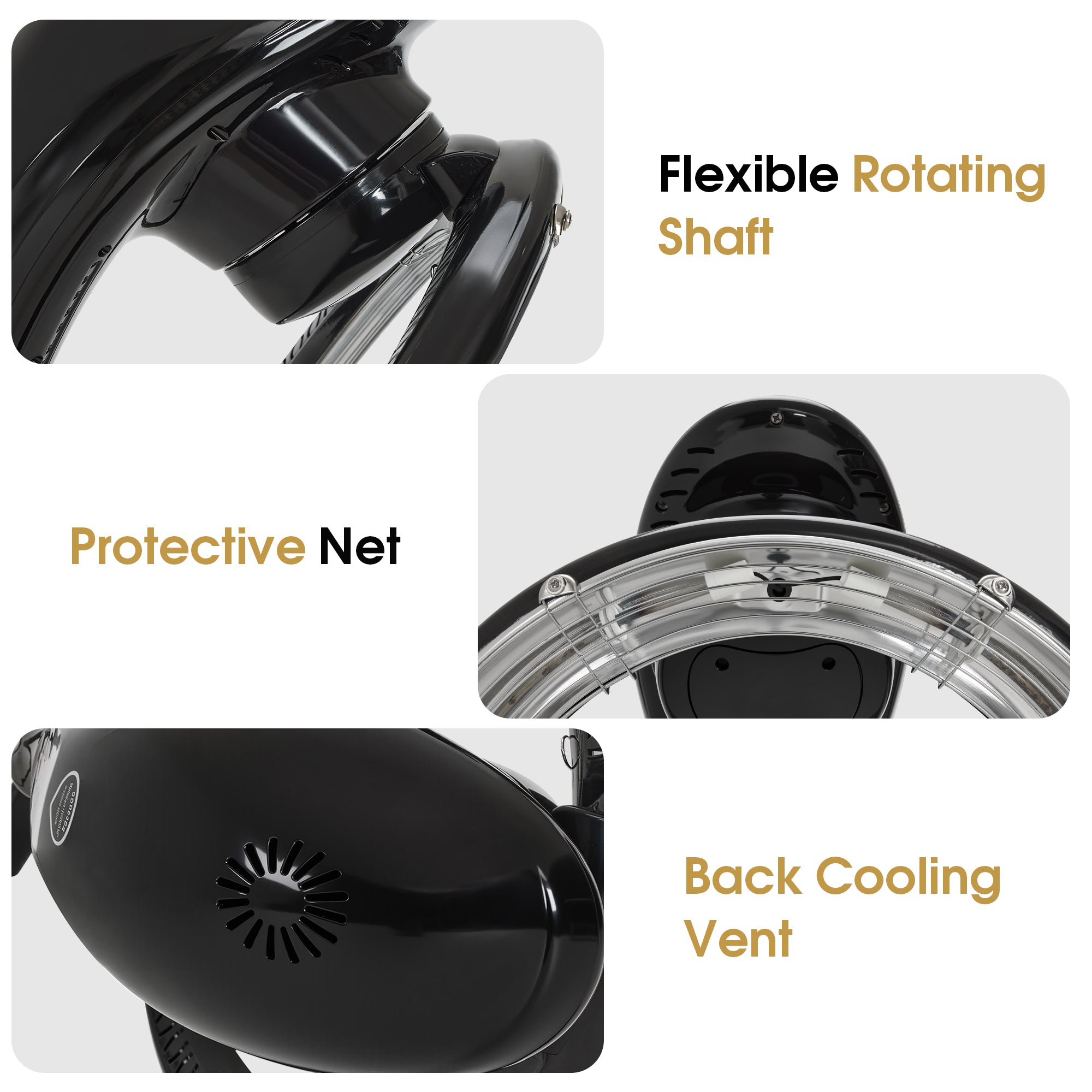 1100W Professional Salon Flying Disk Hair Dryer Processor with Adjustable Time, Temperature & Height HDP01