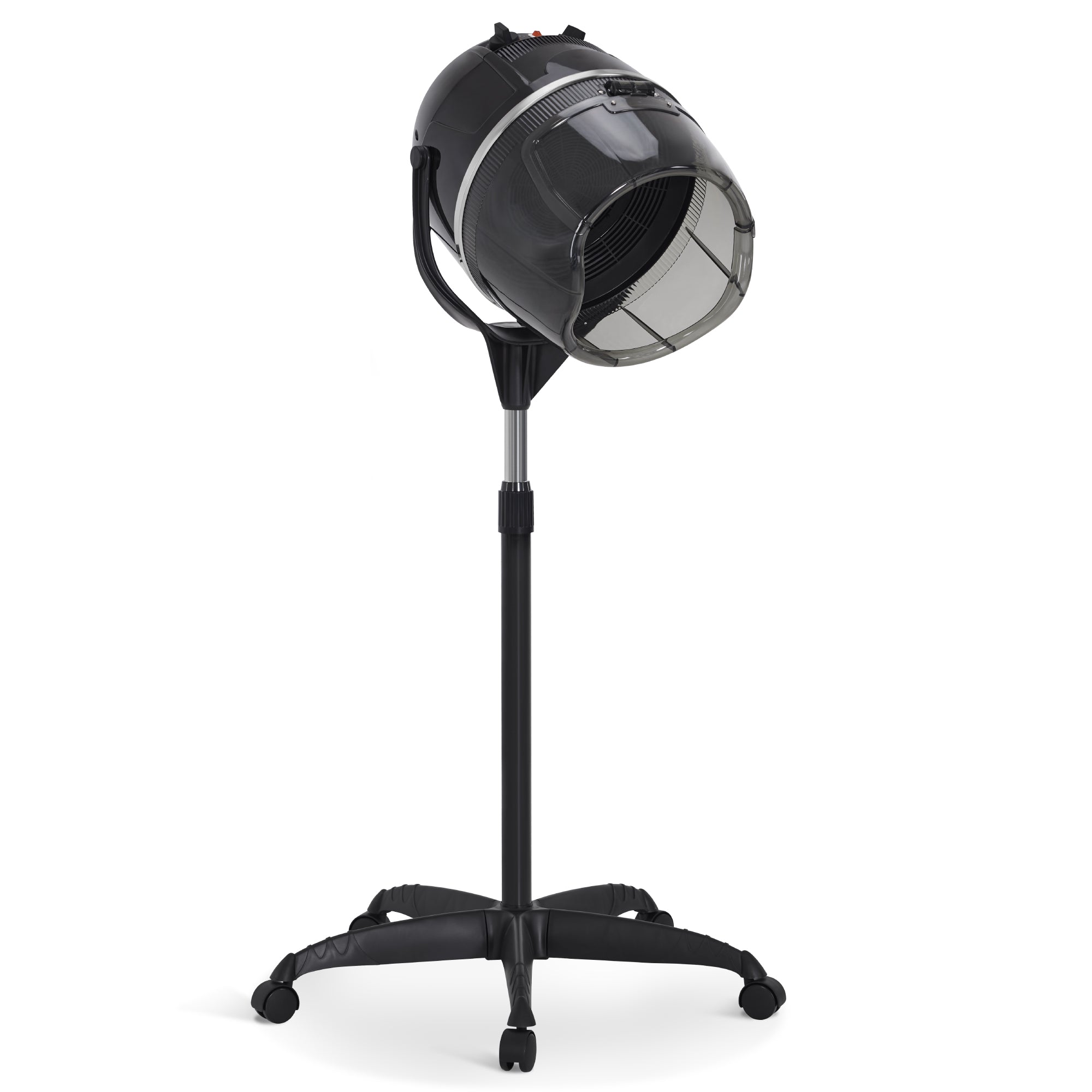 BarberPub 1300W Adjustable Hooded Floor Hair Bonnet Dryer Stand Up Rolling Base VHD08