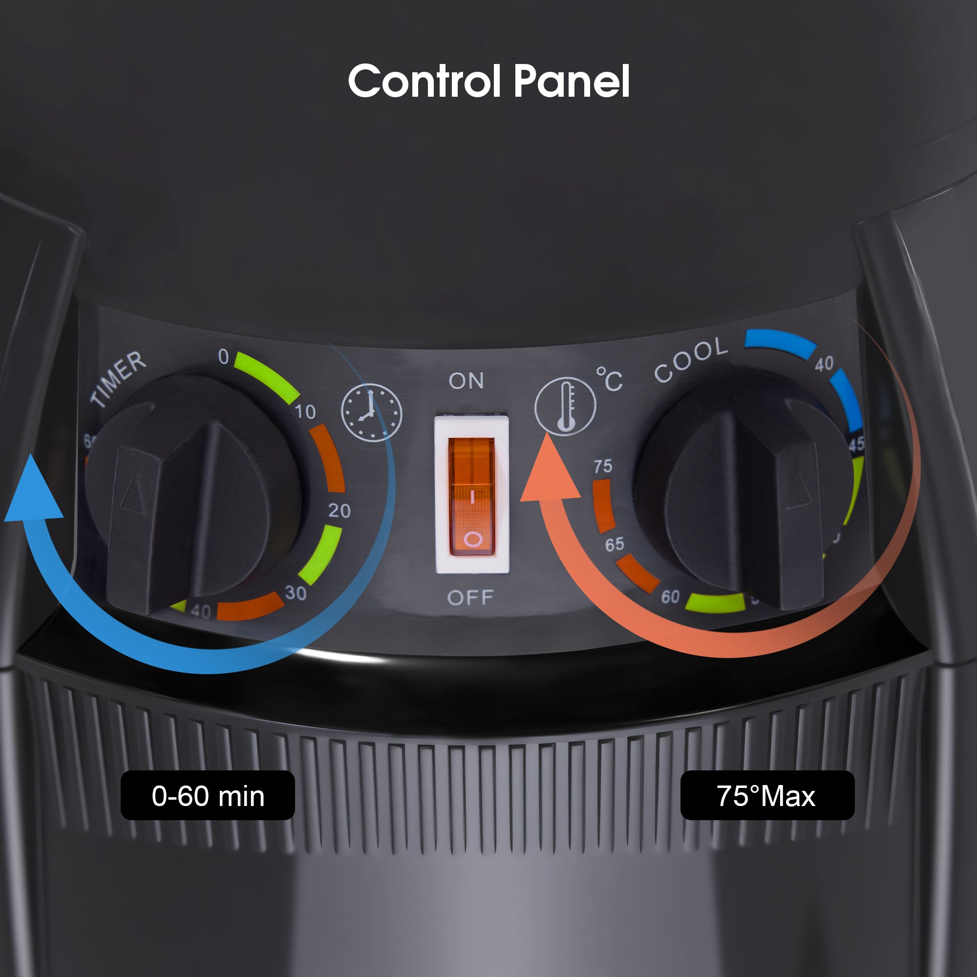 BarberPub 1300W Adjustable Hooded Floor Hair Bonnet Dryer Stand Up Rolling Base VHD08