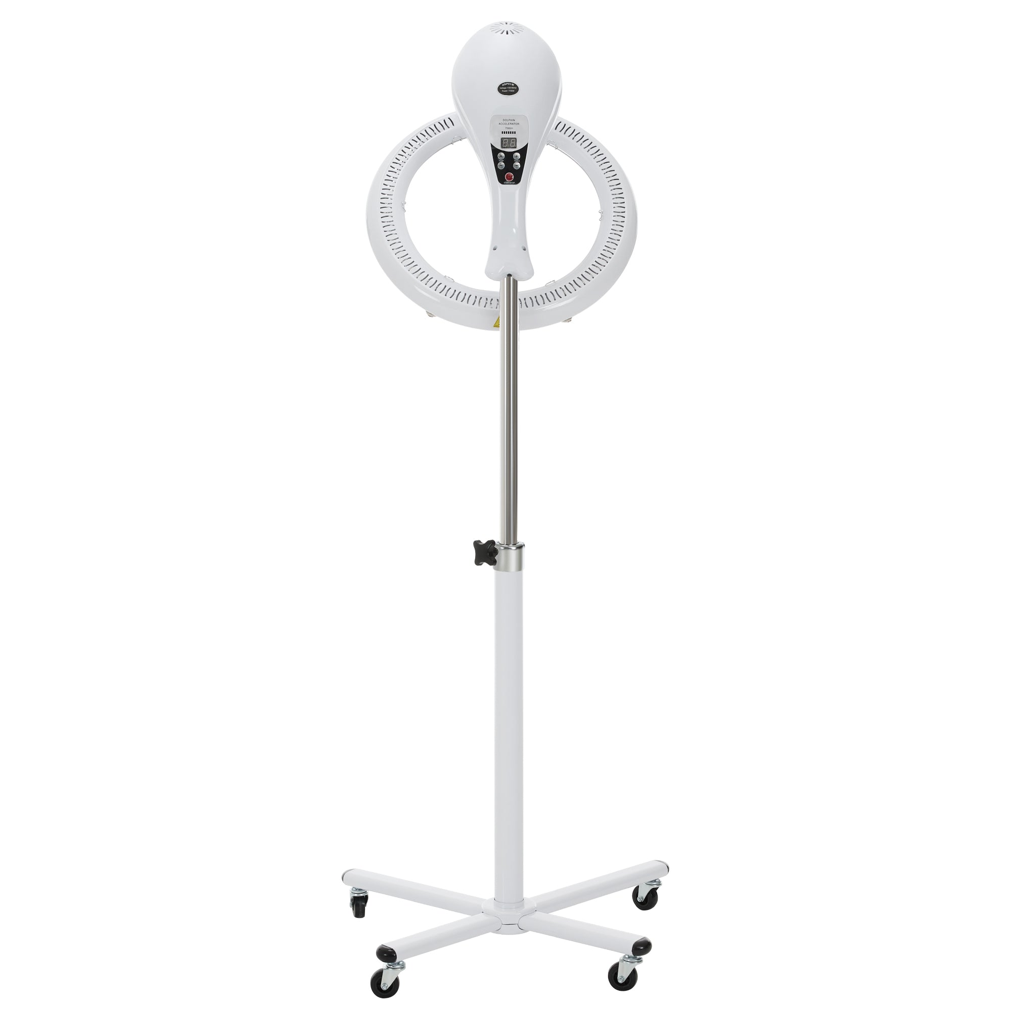 1100W Professional Salon Flying Disk Hair Dryer Processor with Adjustable Time, Temperature & Height HDP01