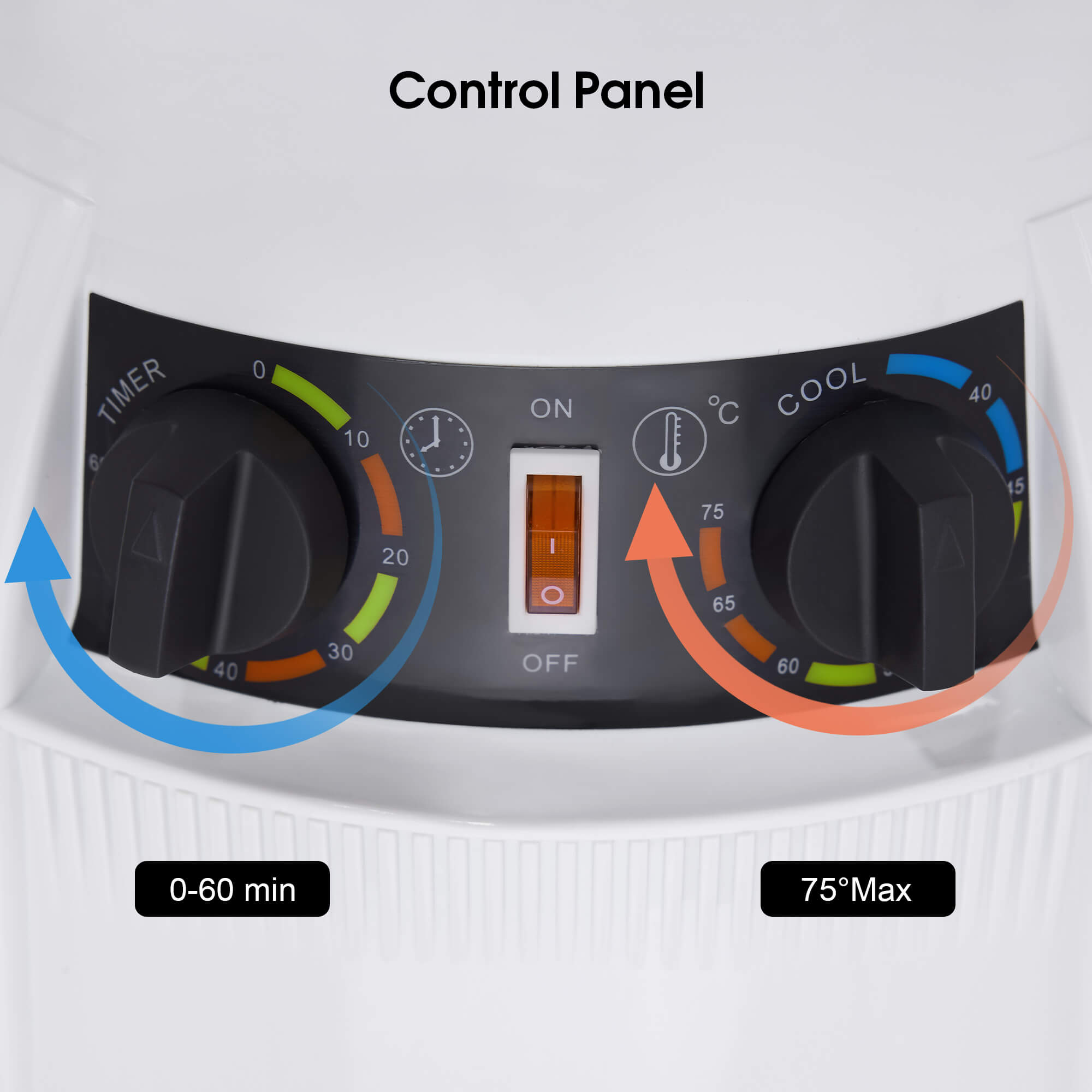 BarberPub 1300W Adjustable Hooded Floor Hair Bonnet Dryer Stand Up Rolling Base VHD08