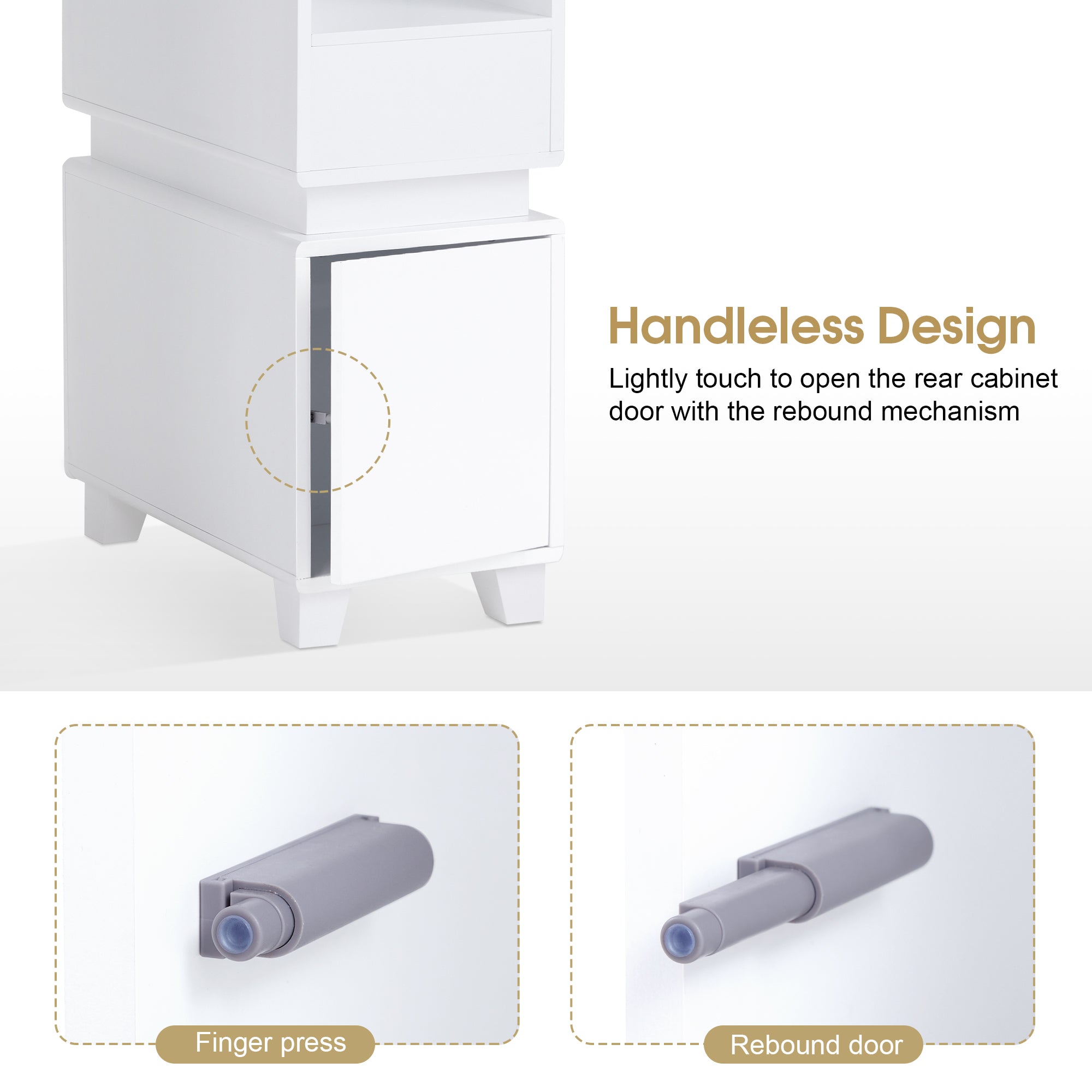 BarberPub Manicure Desk with Electric Dust Collector, Nail Art Table for Storage VC258