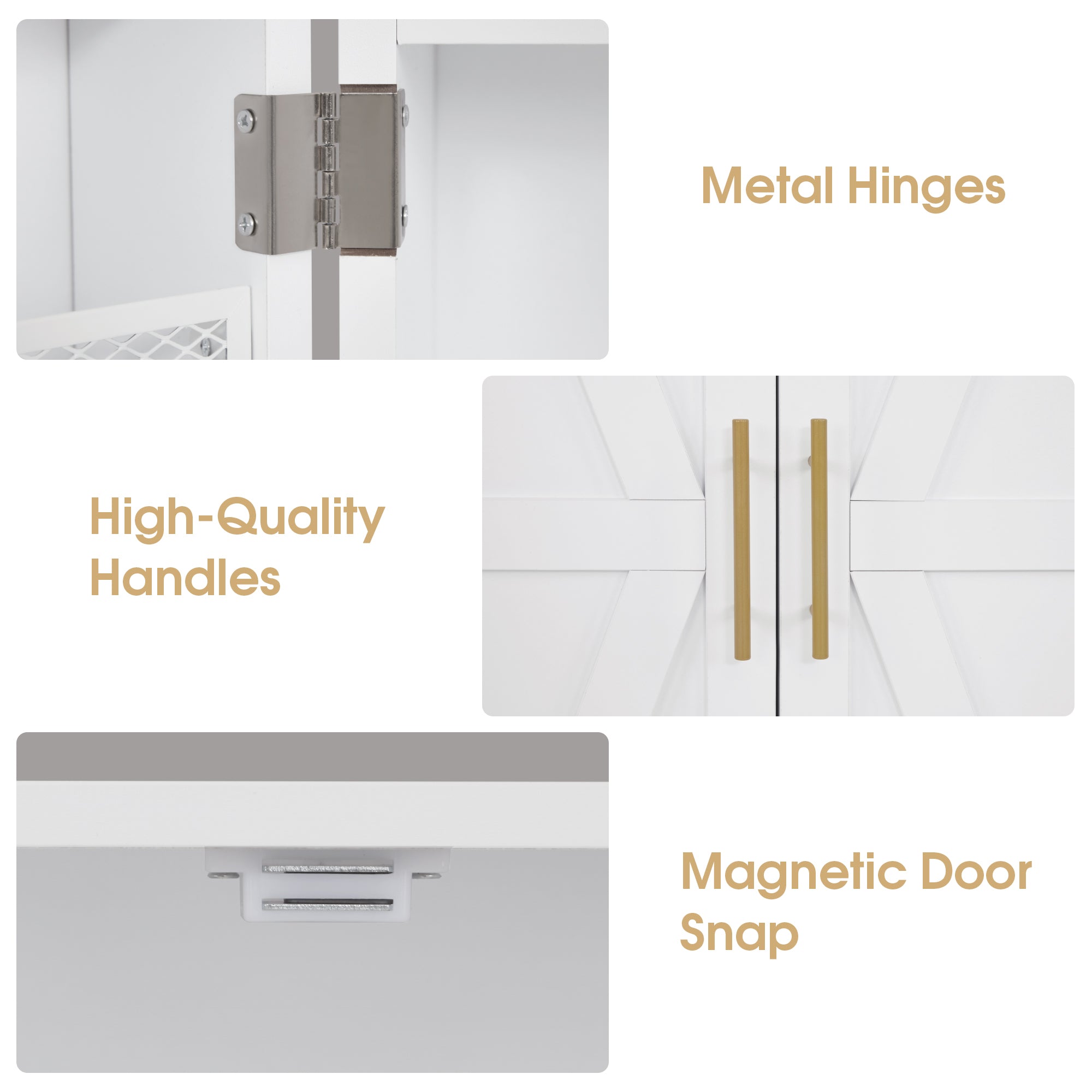 Multi-Functional Storage Cabinet with Adjustable Shelves, Beauty Salon Organizer 2024