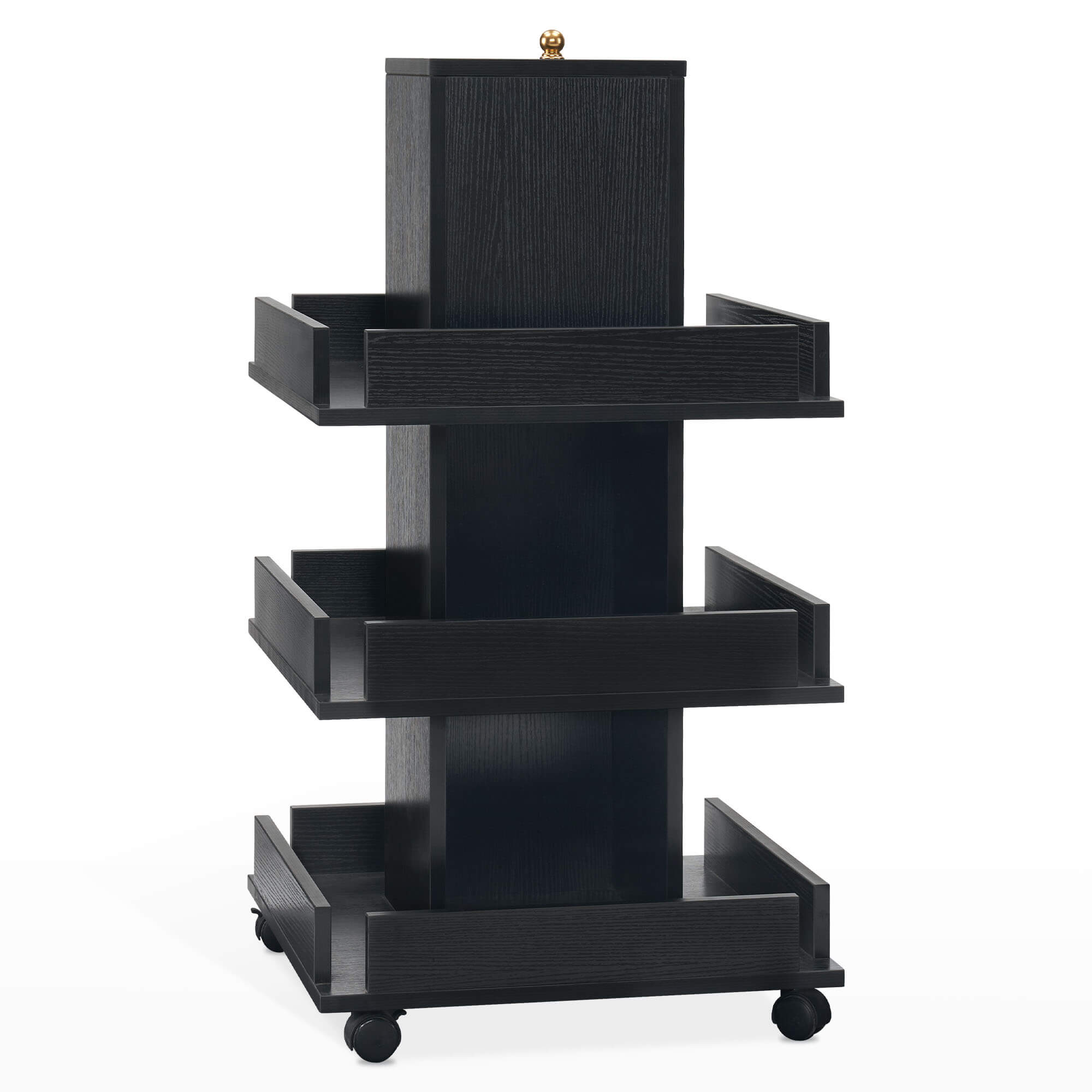 Multi-functional Storage Salon Trolley, Beauty 3-Tier Storage Equipment, Kitchen Trolley 2038