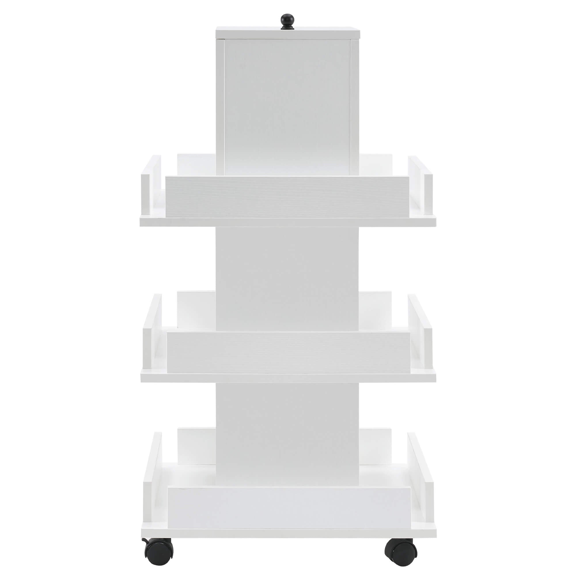 Multi-functional Storage Salon Trolley, Beauty 3-Tier Storage Equipment, Kitchen Trolley 2038