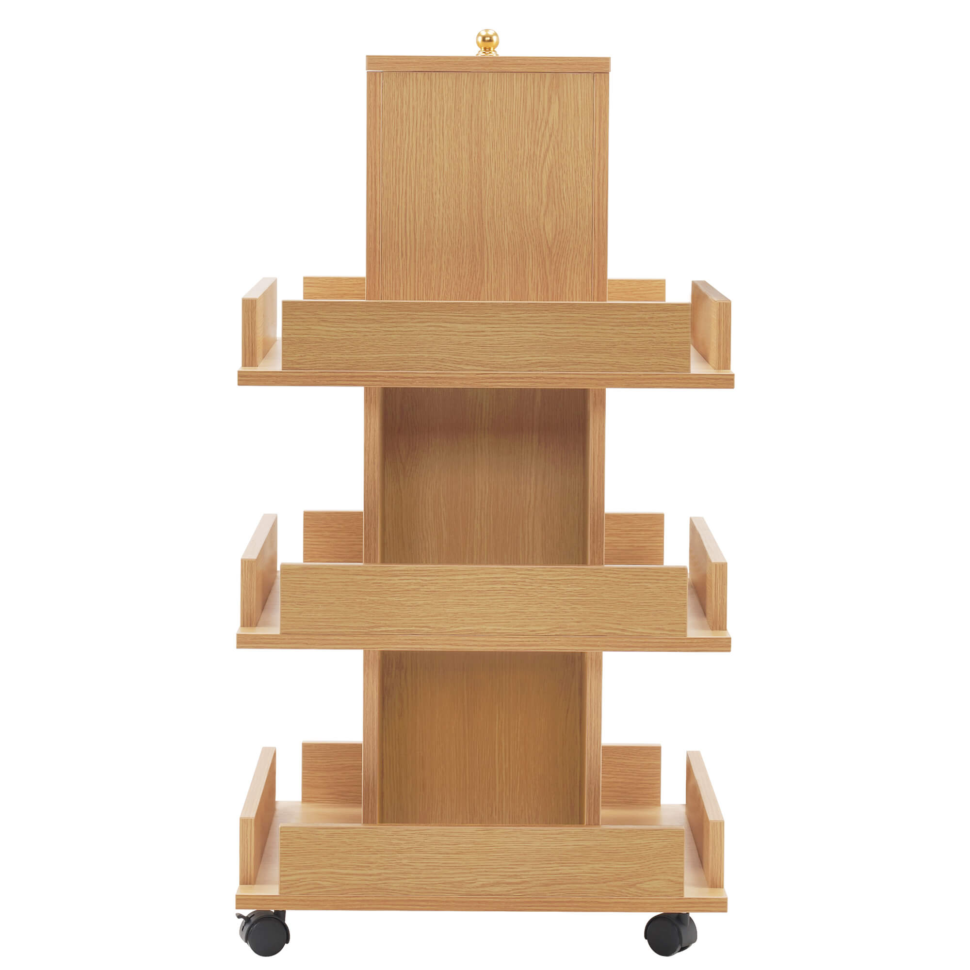 Multi-functional Storage Salon Trolley, Beauty 3-Tier Storage Equipment, Kitchen Trolley 2038
