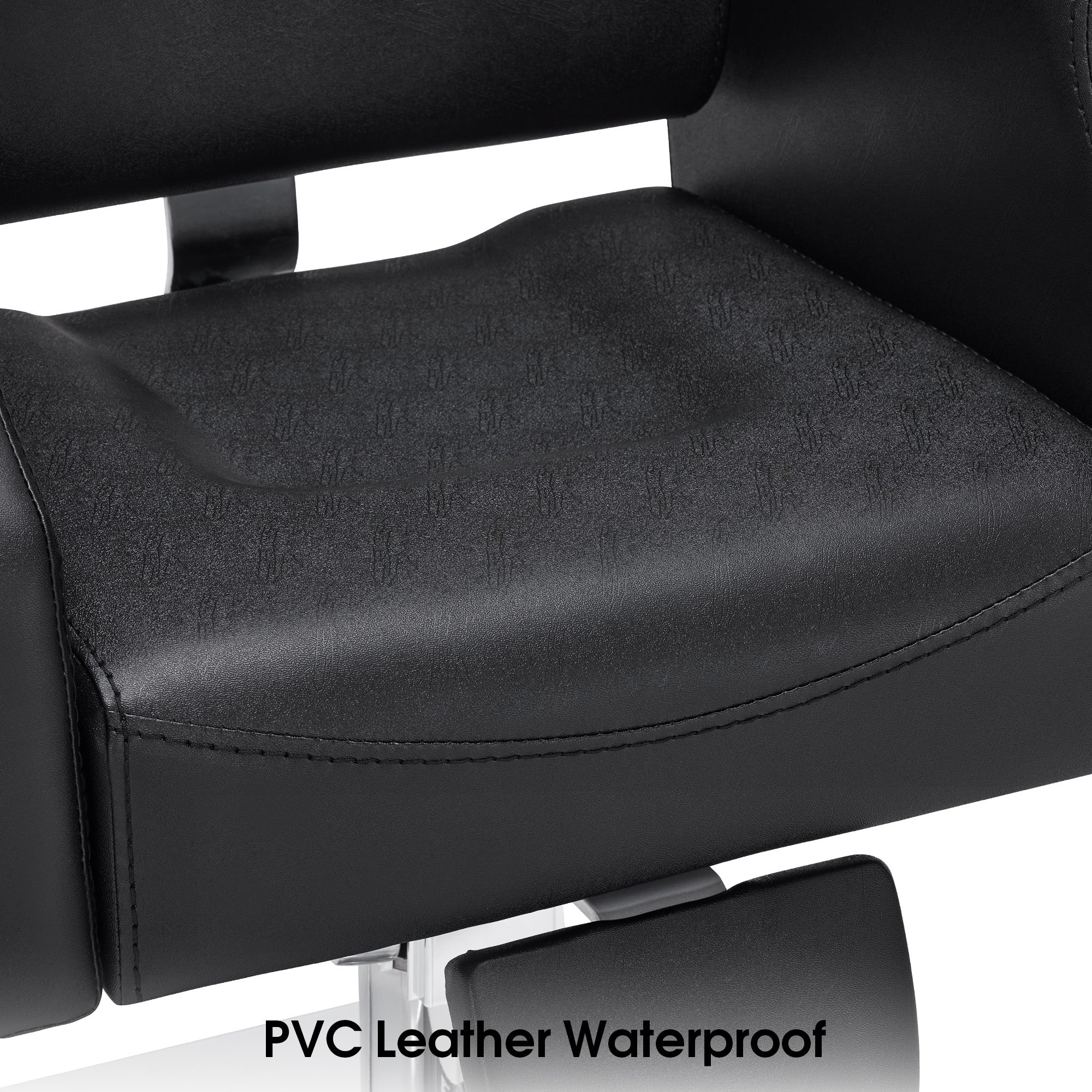 BarberPub Barber Chair with Headrest, Reclining Salon Chairs for Hair Stylist 3125