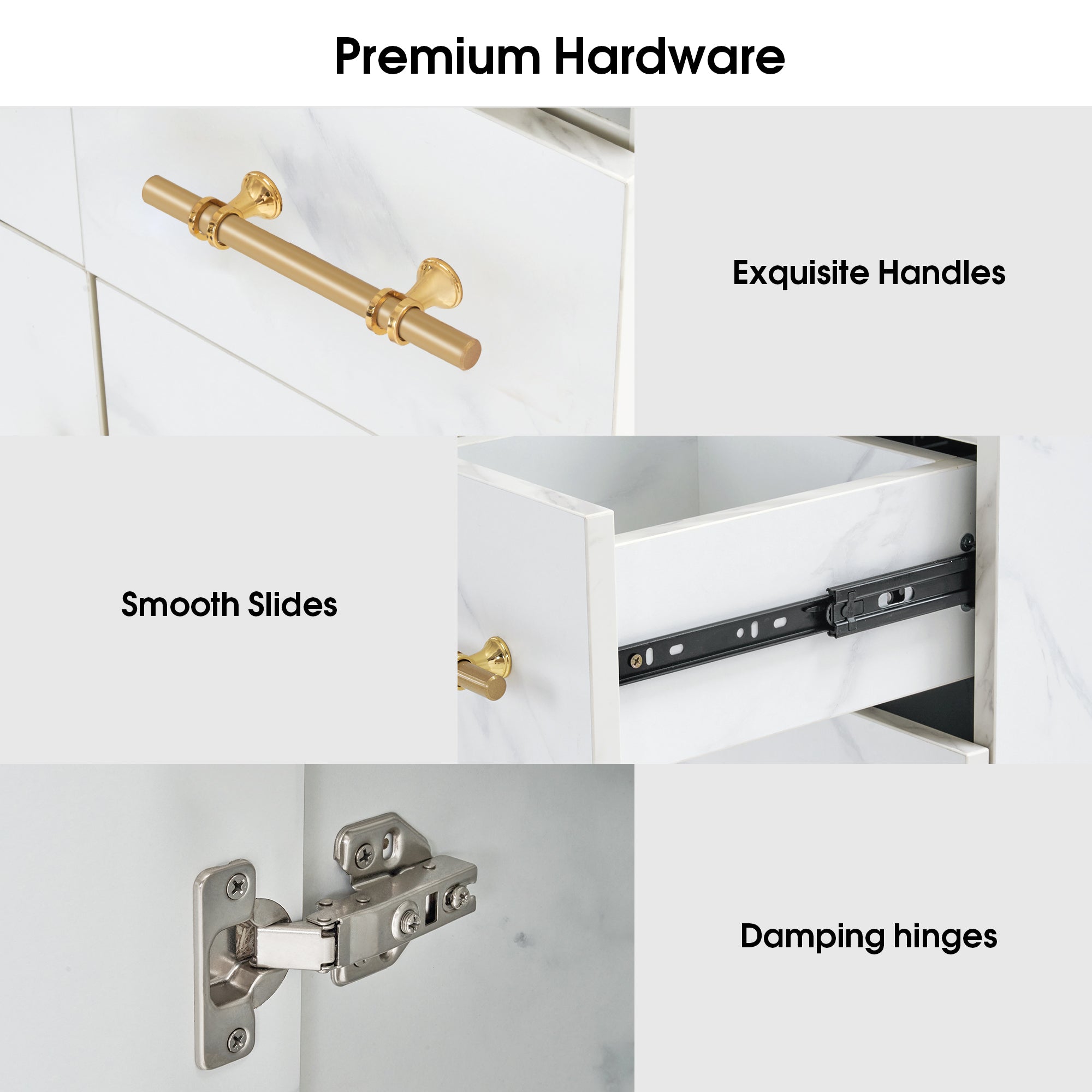 BarberPub L-shaped Nail Desk, Versatile Manicure Table with Metal Support 2833