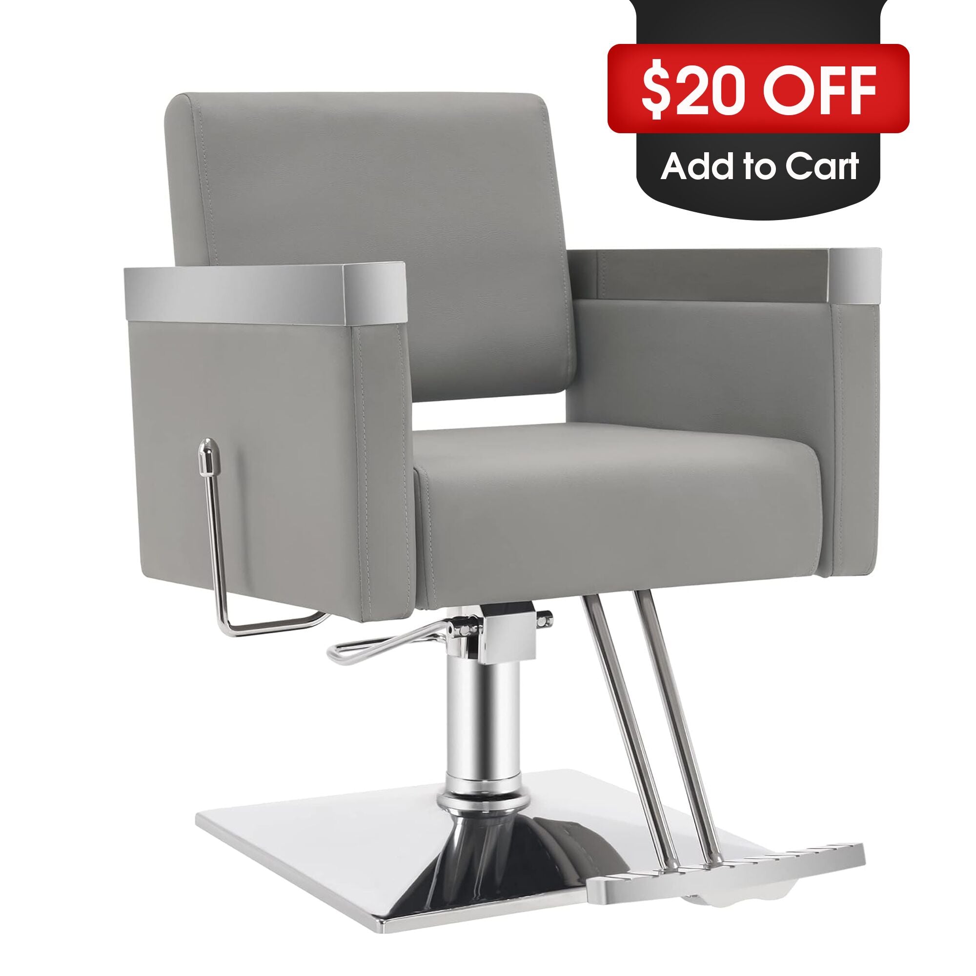 BarberPub Classic Hydraulic Barber Chair for Hair Stylist, Salon Spa Equipment 3021