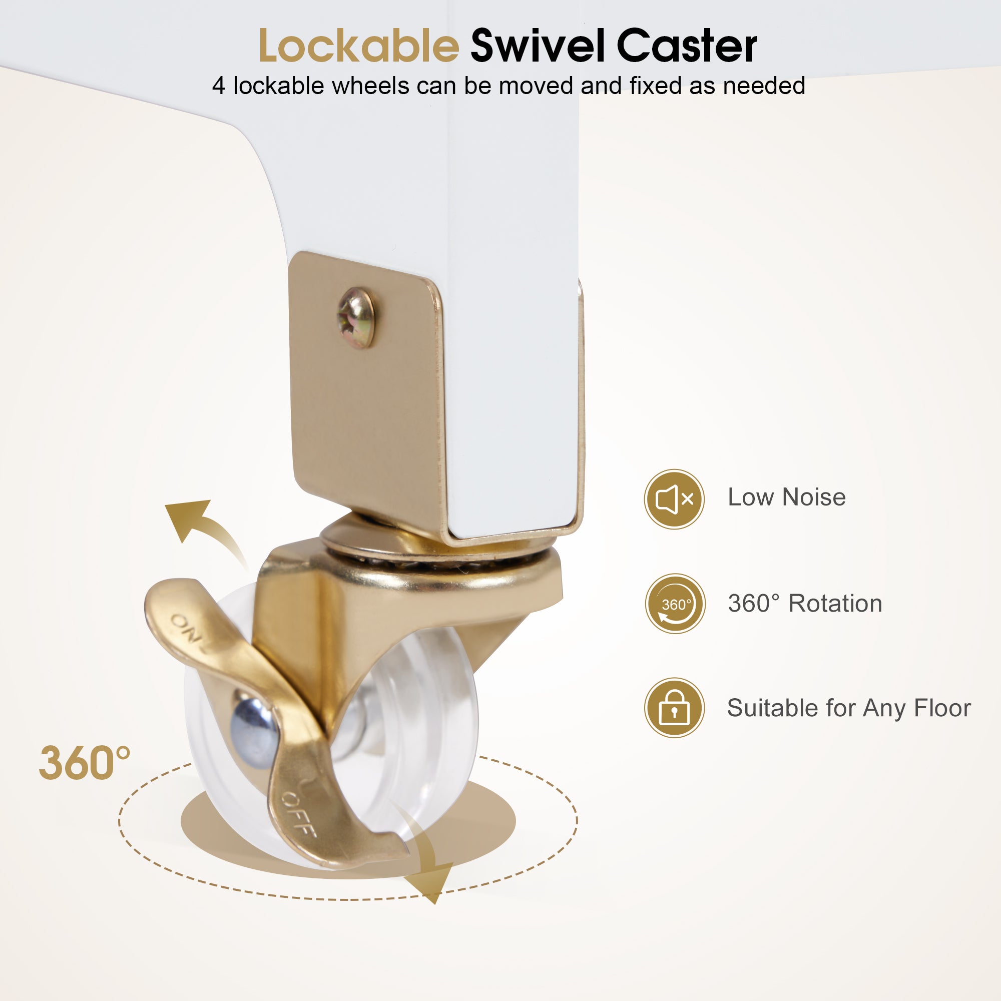 Beauty Salon Rolling Storage Cart, Barber Utility Trolley for Hairdresser, Spa Tools Organizer 2494