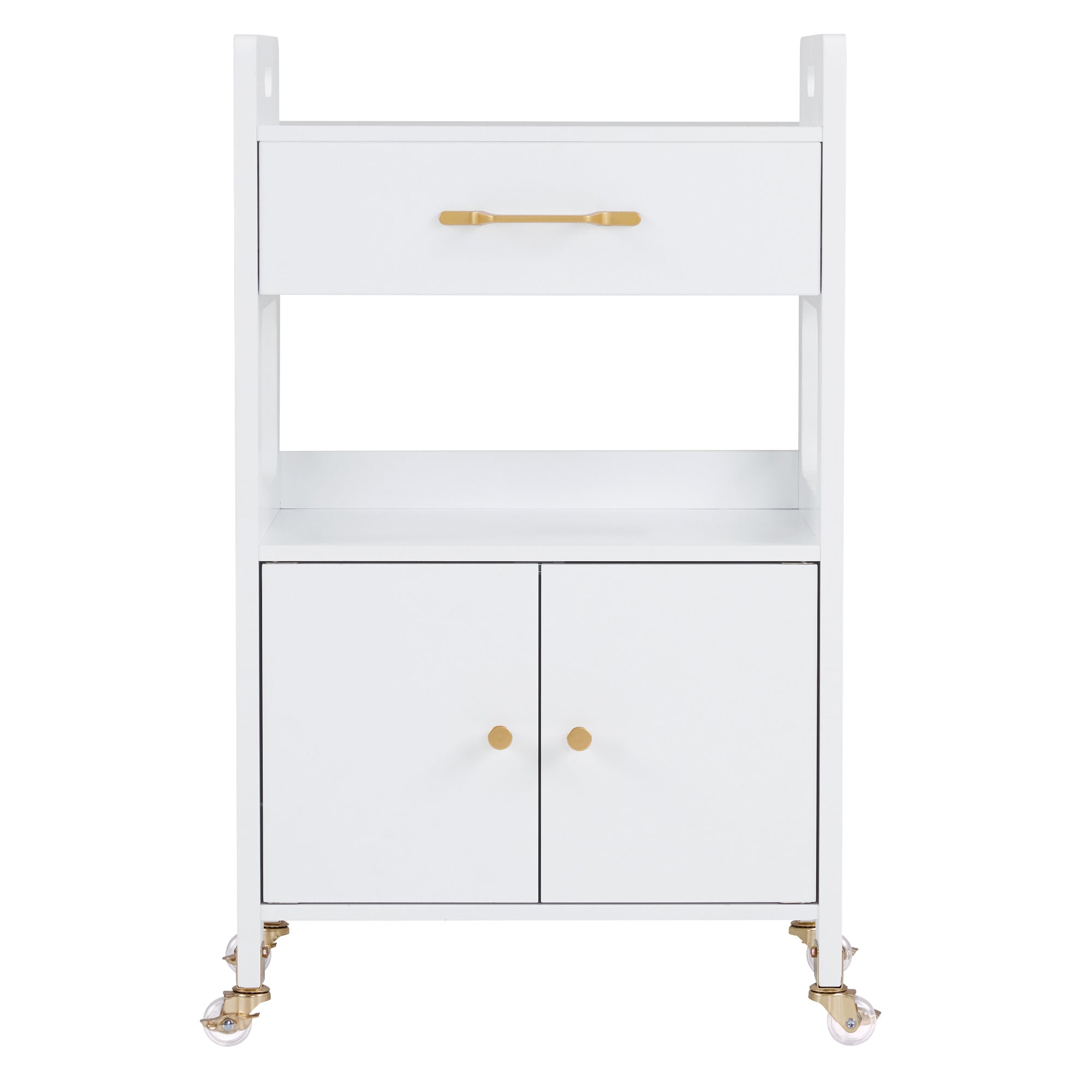 Beauty Salon Rolling Storage Cart, Barber Utility Trolley for Hairdresser, Spa Tools Organizer 2494