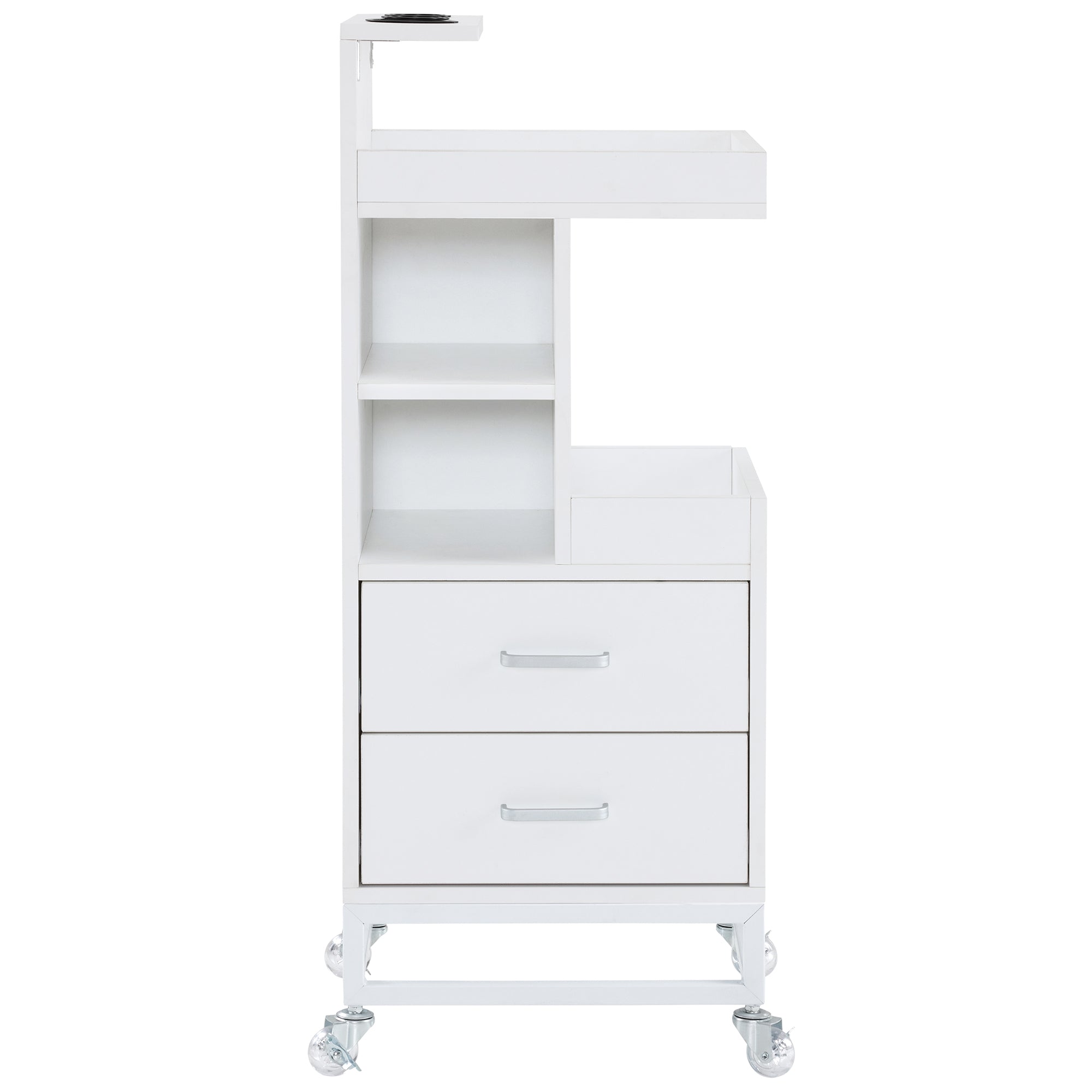 Salon Mobile Rolling Trolley Cart for Storage, 6 Tier Barber Station for Hair Stylist 2496