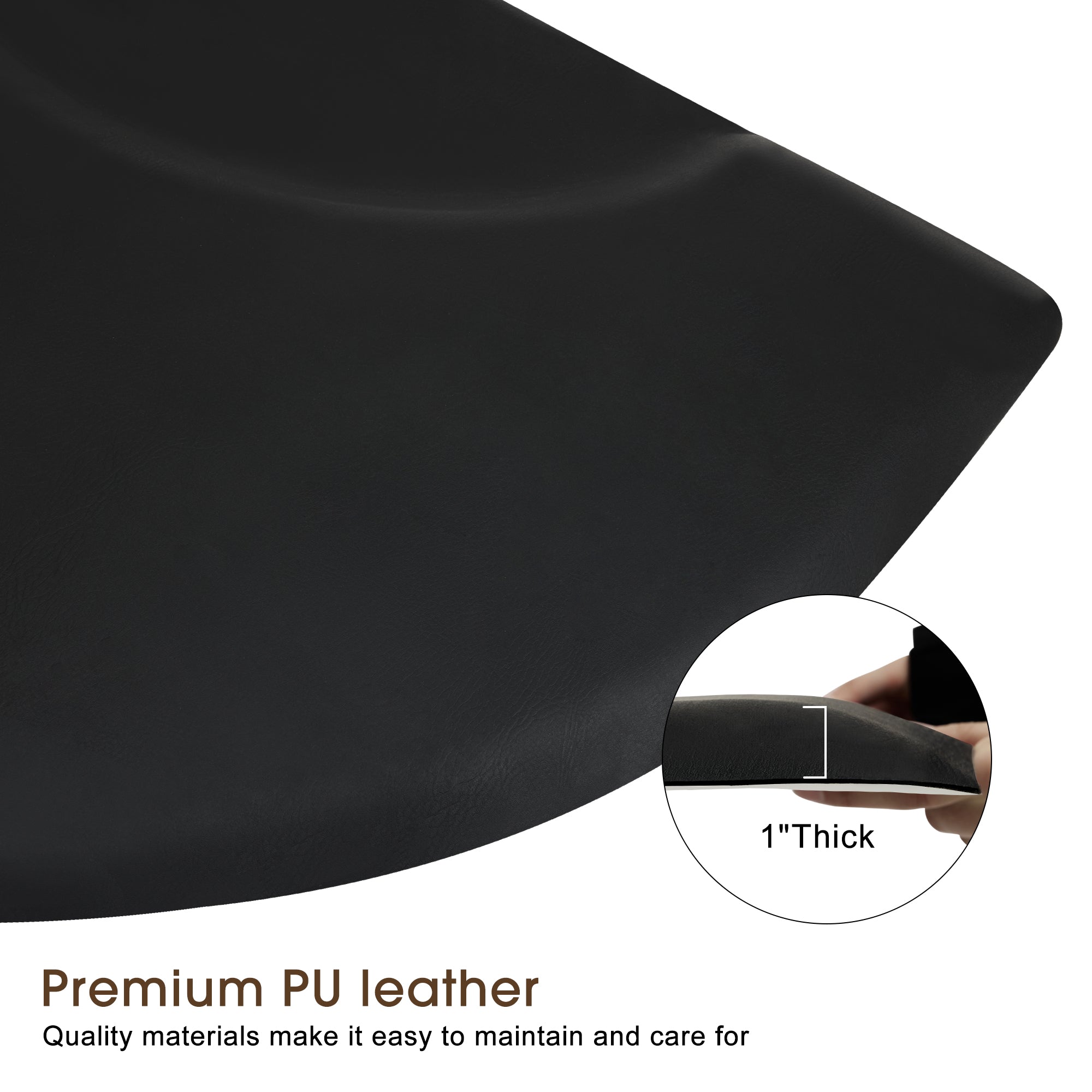 3'x4' Barber Mat Anti-Fatigue Floor Mat Circle 1"Thick 0025