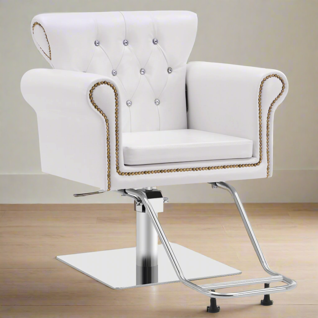 BarberPub Hydraulic Salon Chair, Vintage Hair Styling Spa Salon Equipment 8899 - BarberPub