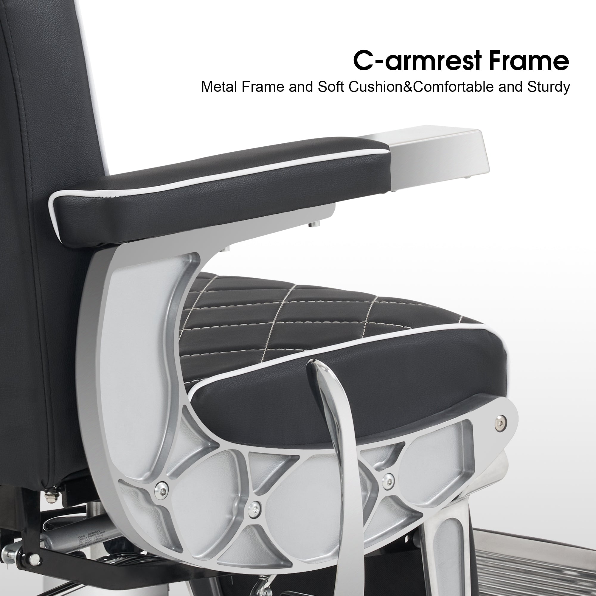 BarberPub All Purpose Barber Chair, 660lbs Hydraulic Pump, Salon&Spa Chair 8625