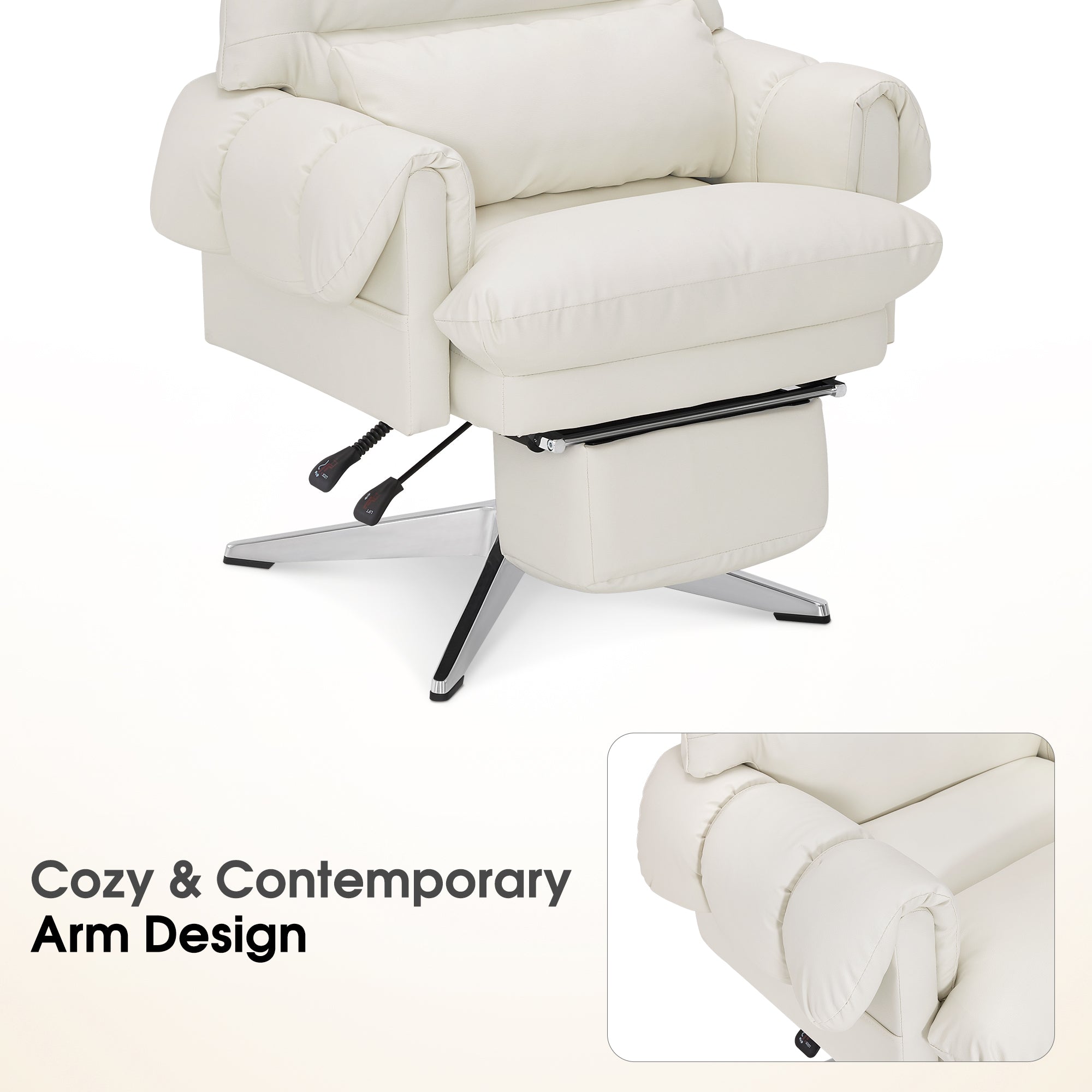 BarberPub Beauty Salon Chair, Adjustable Height, Reclining Esthetician Chair for Facial, Eyelash Extension, Tattoo – Model 8105/8129