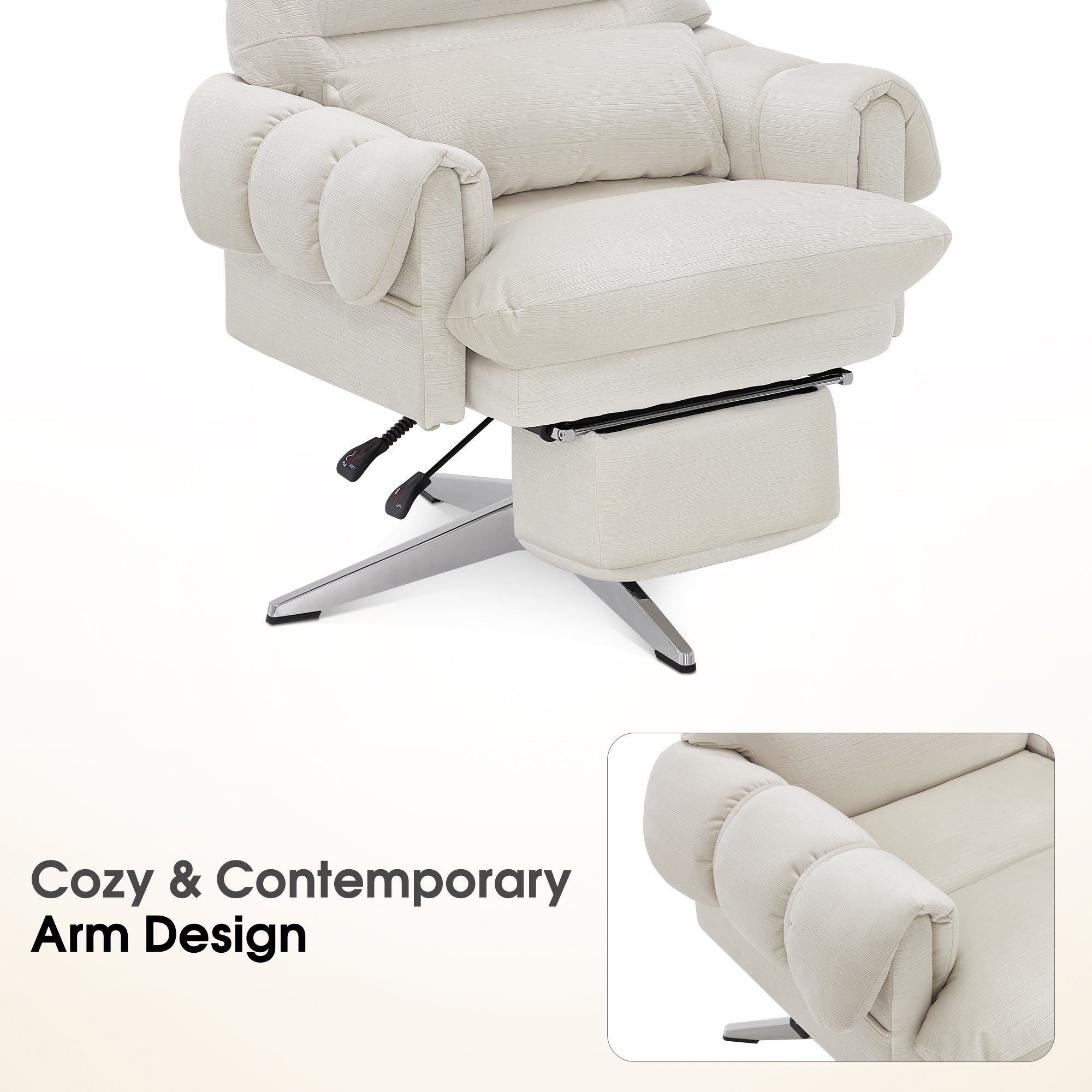 BarberPub Beauty Salon Chair, Adjustable Height, Reclining Esthetician Chair for Facial, Eyelash Extension, Tattoo – Model 8105/8129