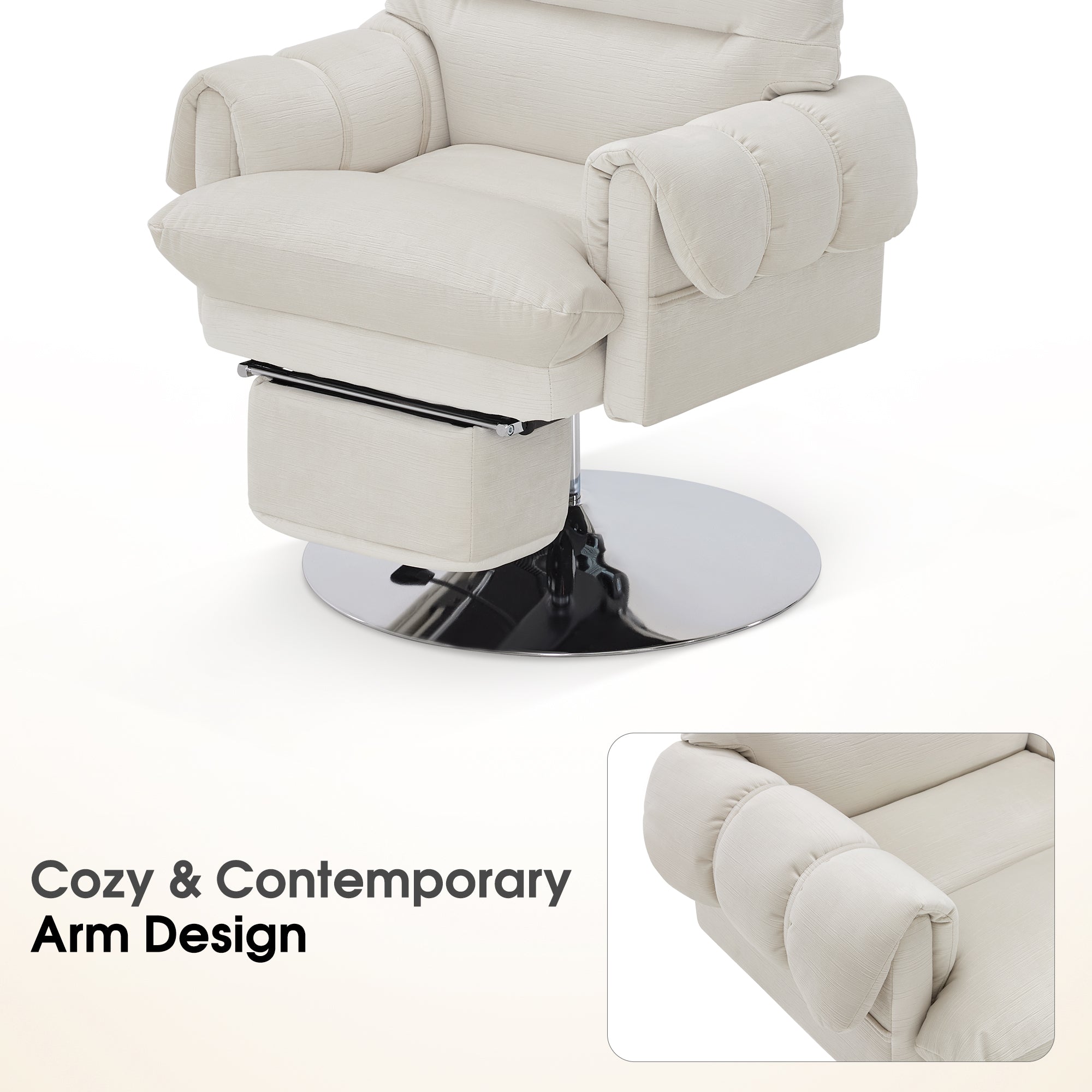 BarberPub Beauty Salon Chair, Adjustable Height, Reclining Esthetician Chair for Facial, Eyelash Extension, Tattoo – Model 8105/8129