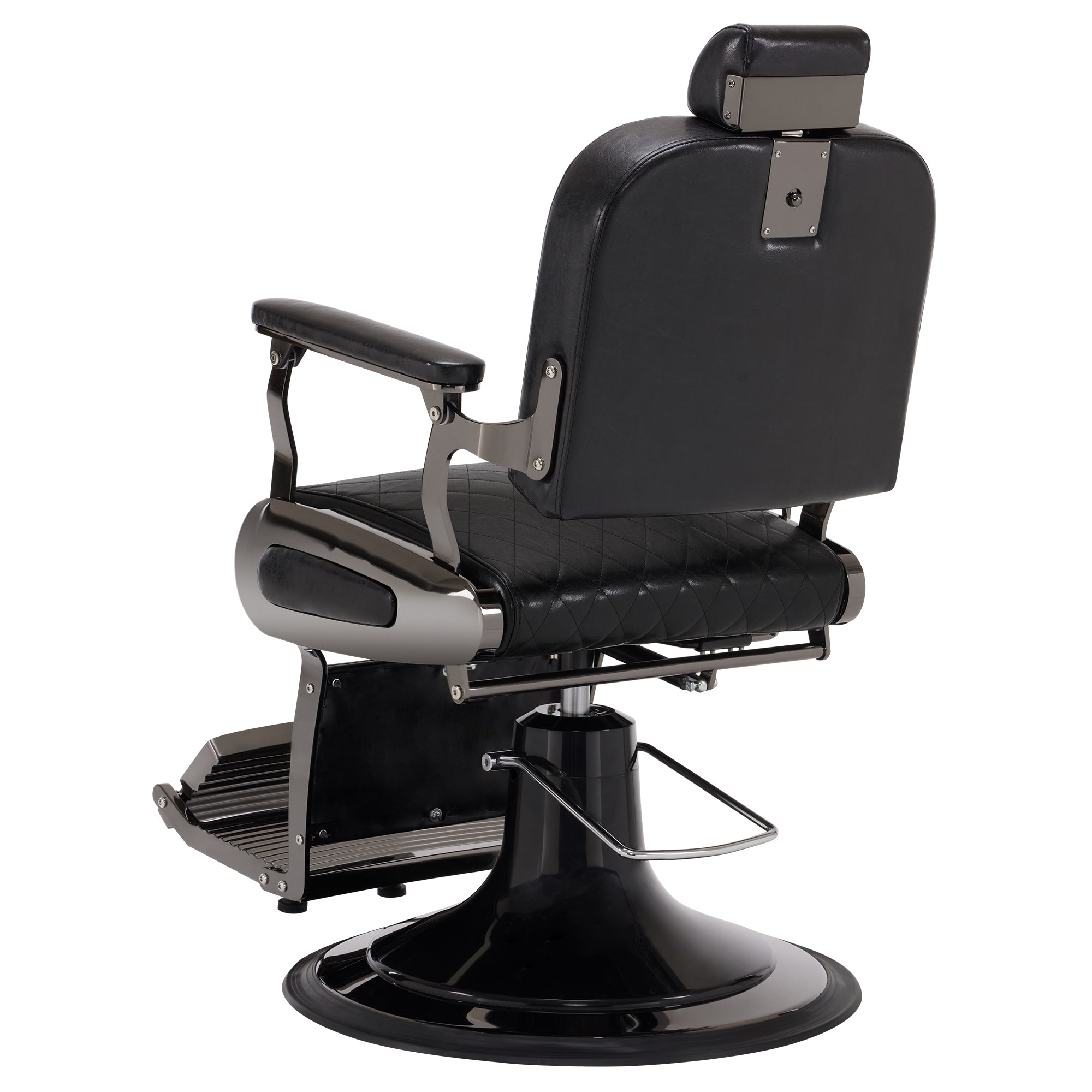 BarberPub All Purpose Barber Chair With Headrest, Reclining Swivel Salon Chair 9453
